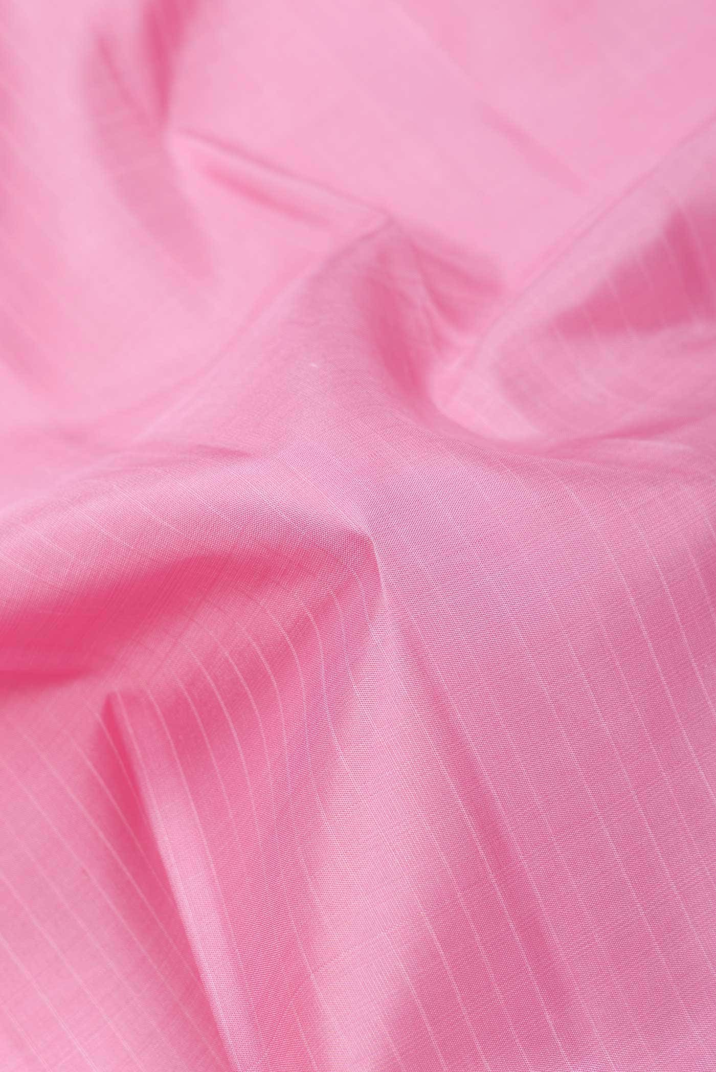 Pink Dual Tone Kanchipuram Silk Saree