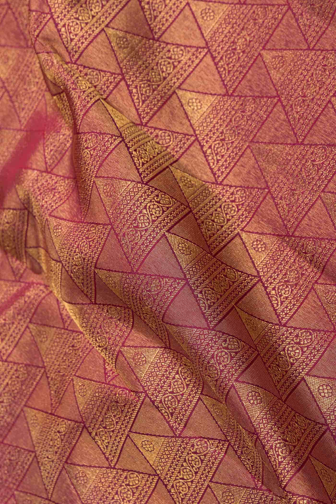 Maroon Dual Tone Soft Silk Saree