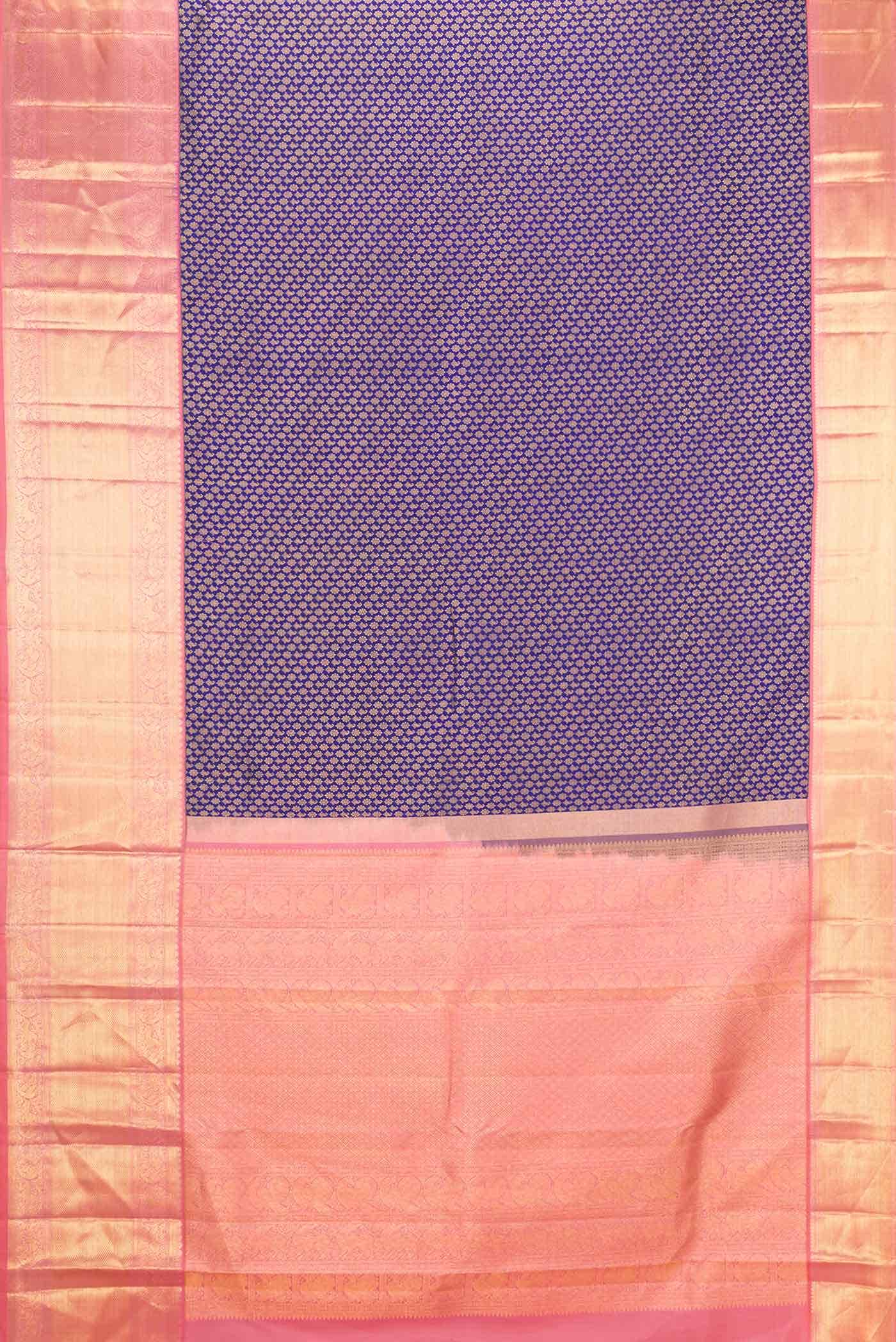 Royal Blue Dual Tone Kanchipuram Silk Saree