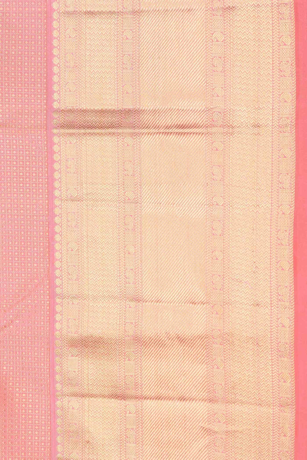 Pink Dual Tone Kanchipuram Silk Saree