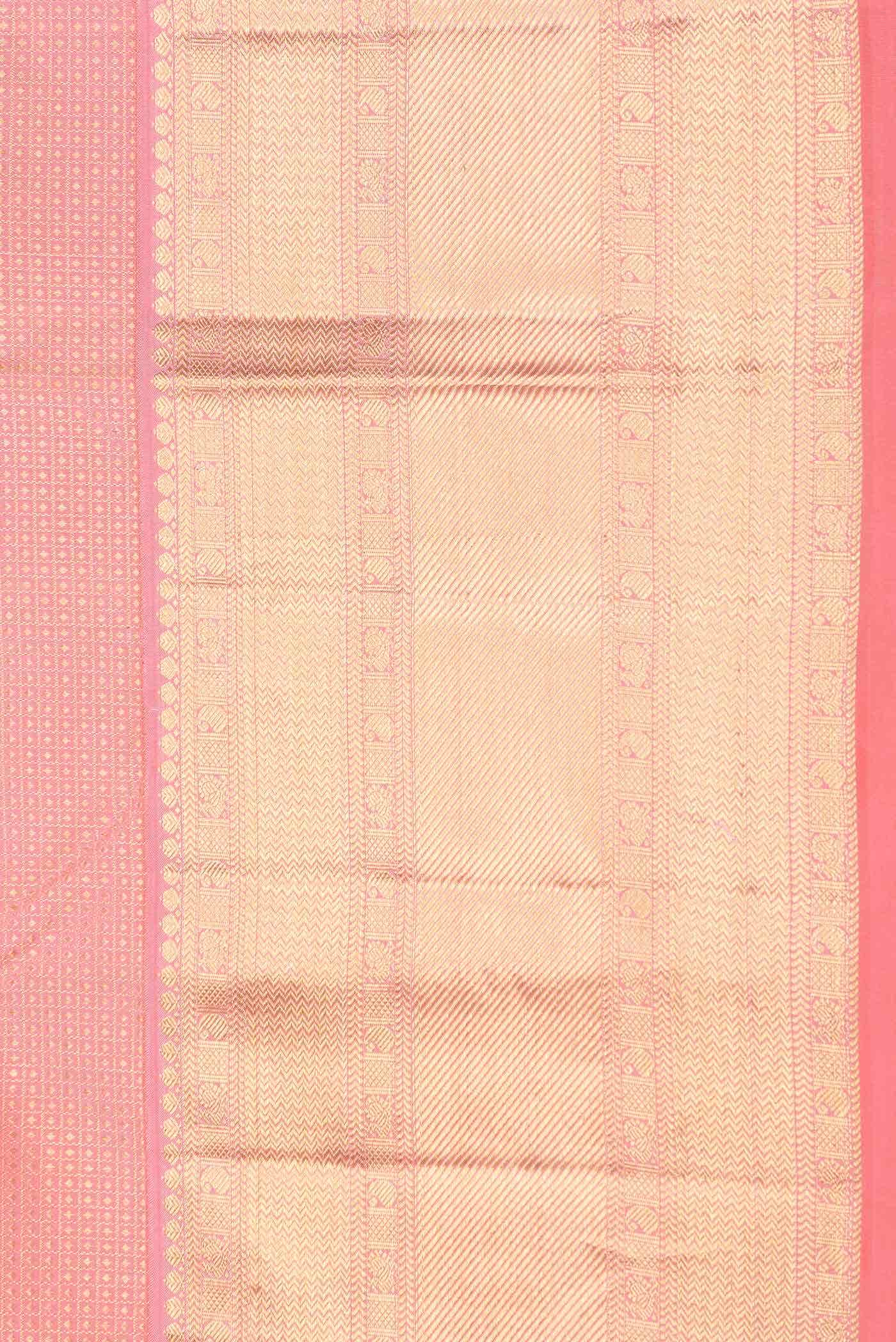 Pink Dual Tone Kanchipuram Silk Saree