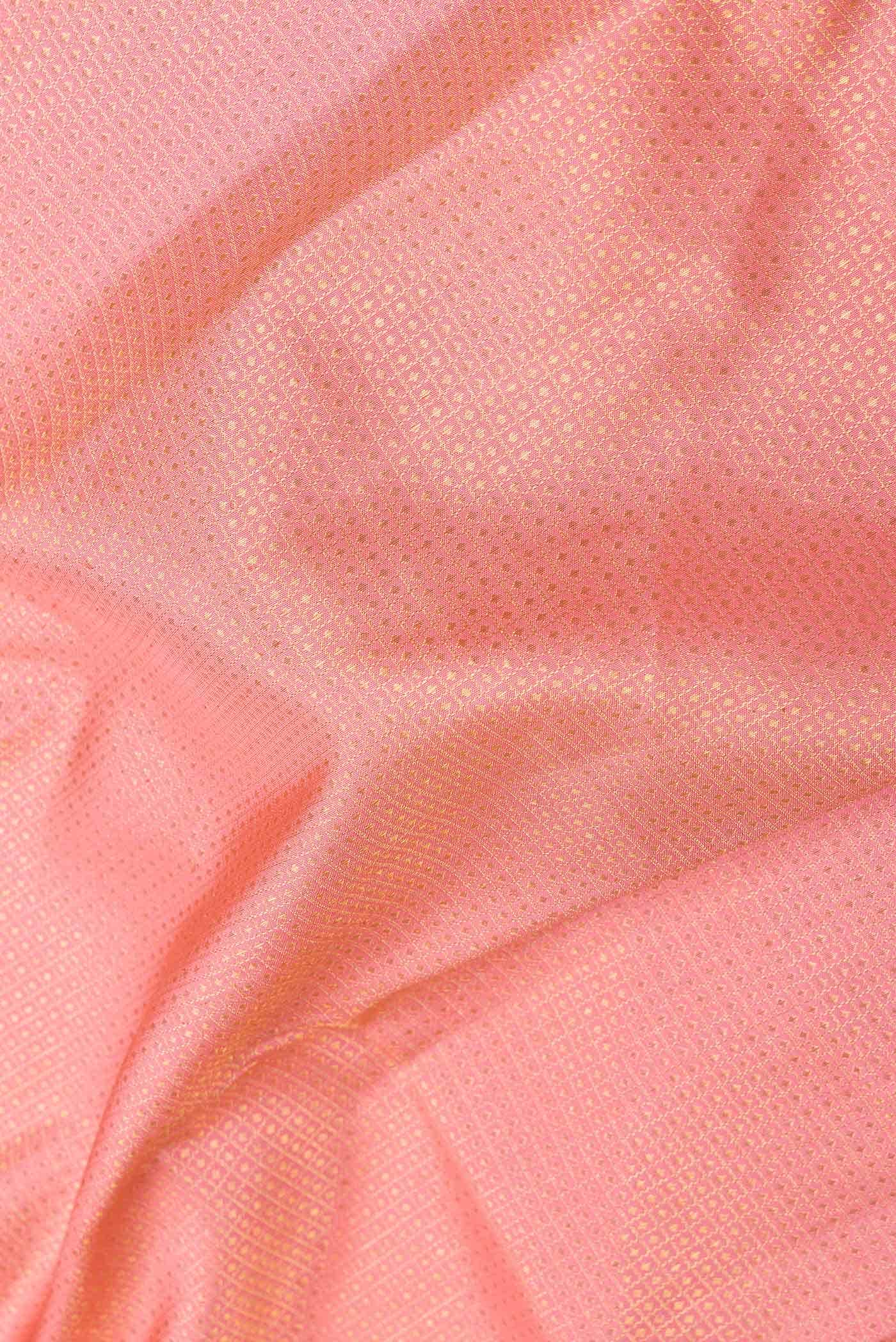 Pink Dual Tone Kanchipuram Silk Saree