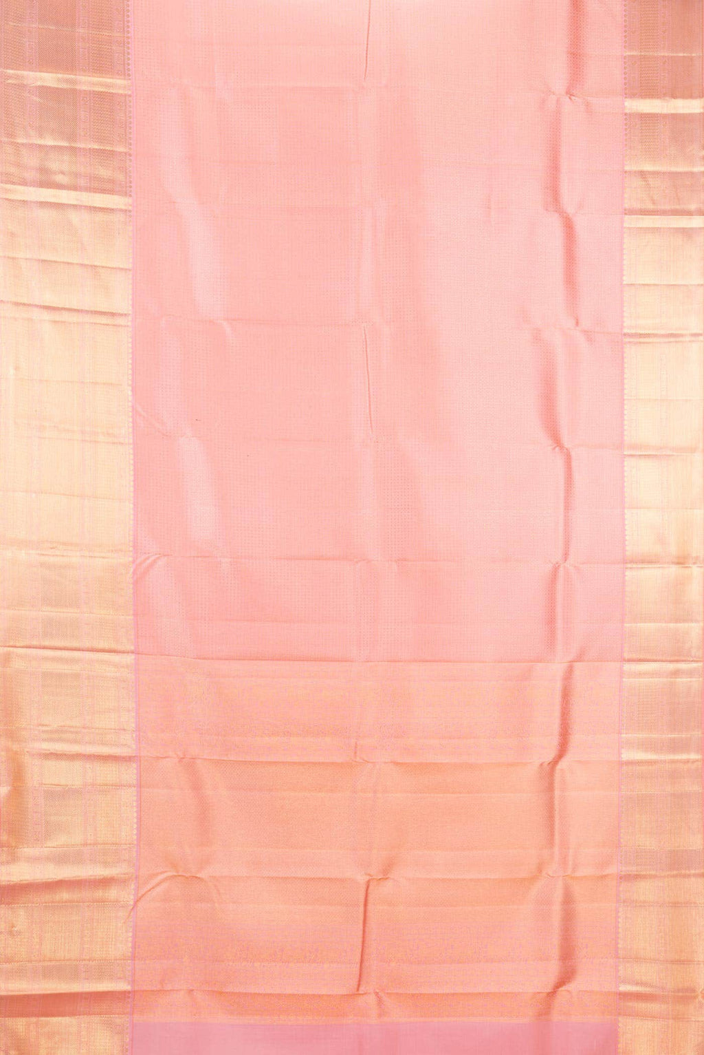 Pink Dual Tone Kanchipuram Silk Saree
