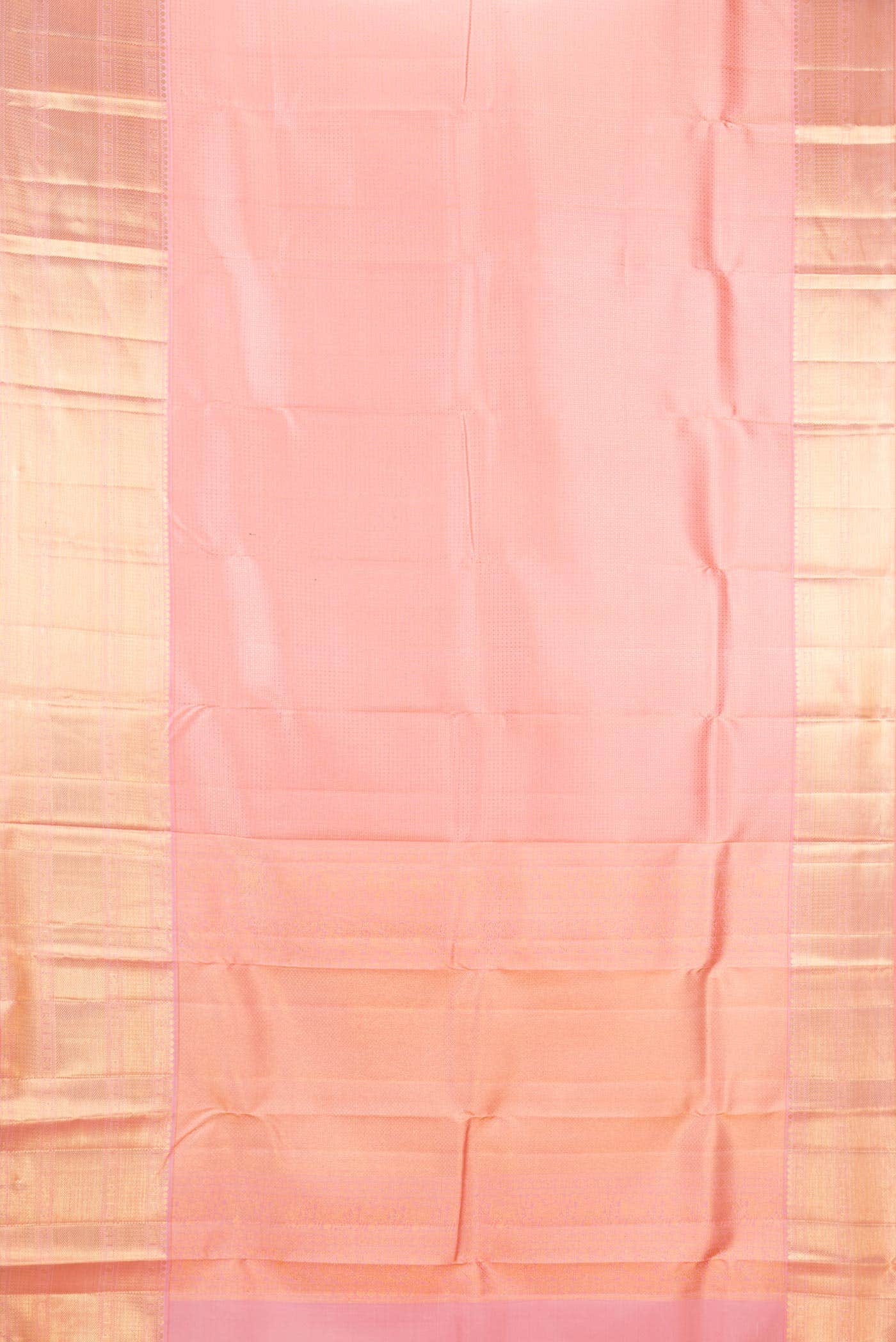 Pink Dual Tone Kanchipuram Silk Saree