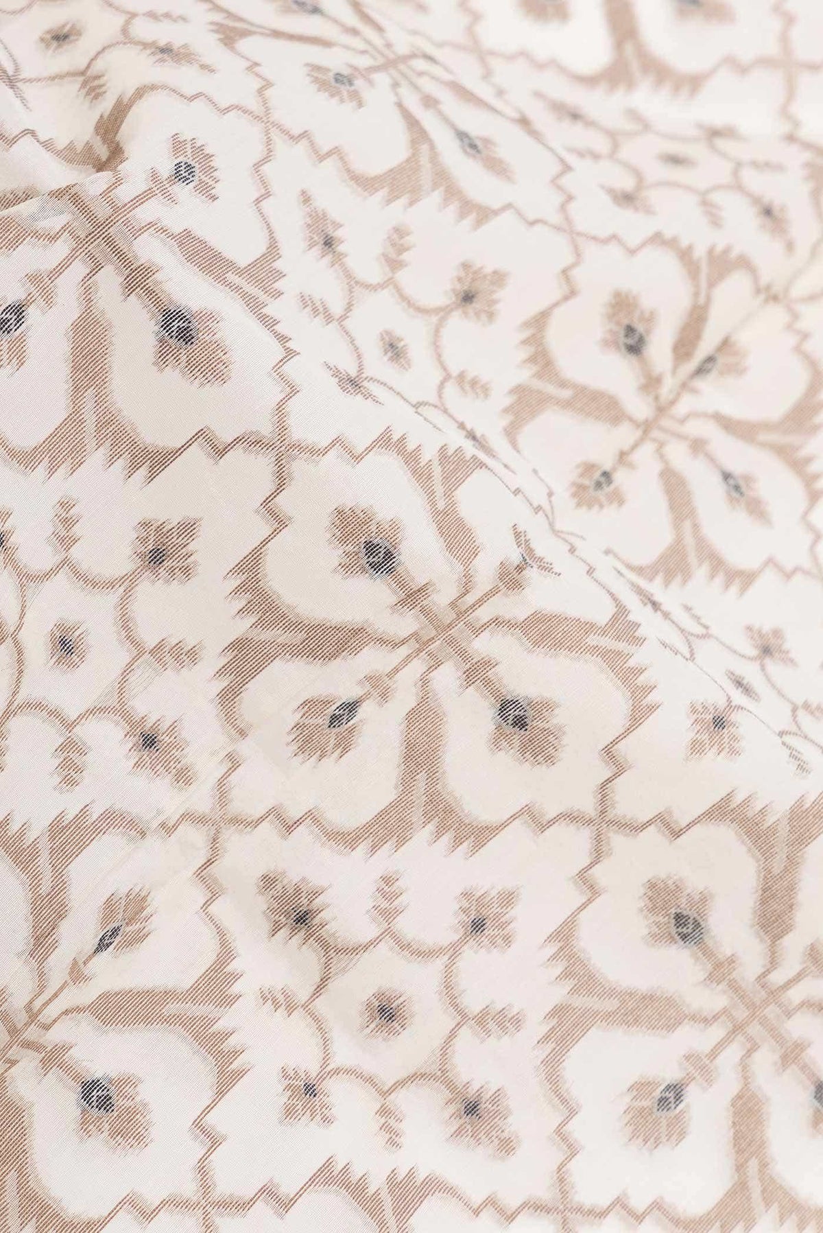 Beige Dual Tone Chanderi Silk Saree