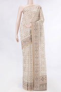 Beige Dual Tone Chanderi Silk Saree