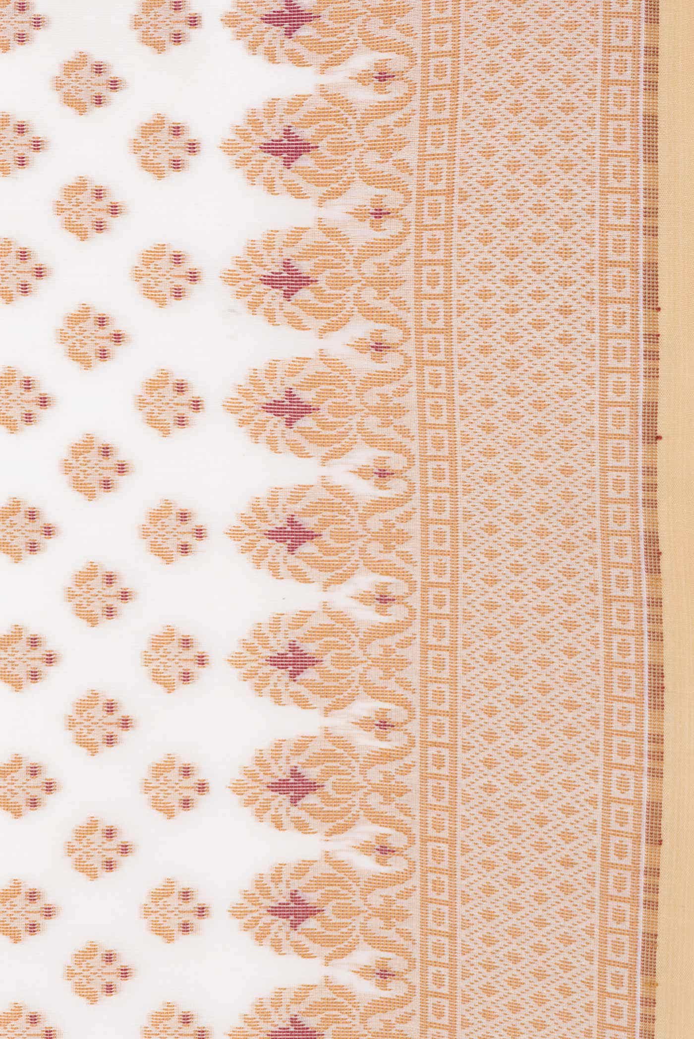 Sandal Dual Tone Chanderi Silk Saree