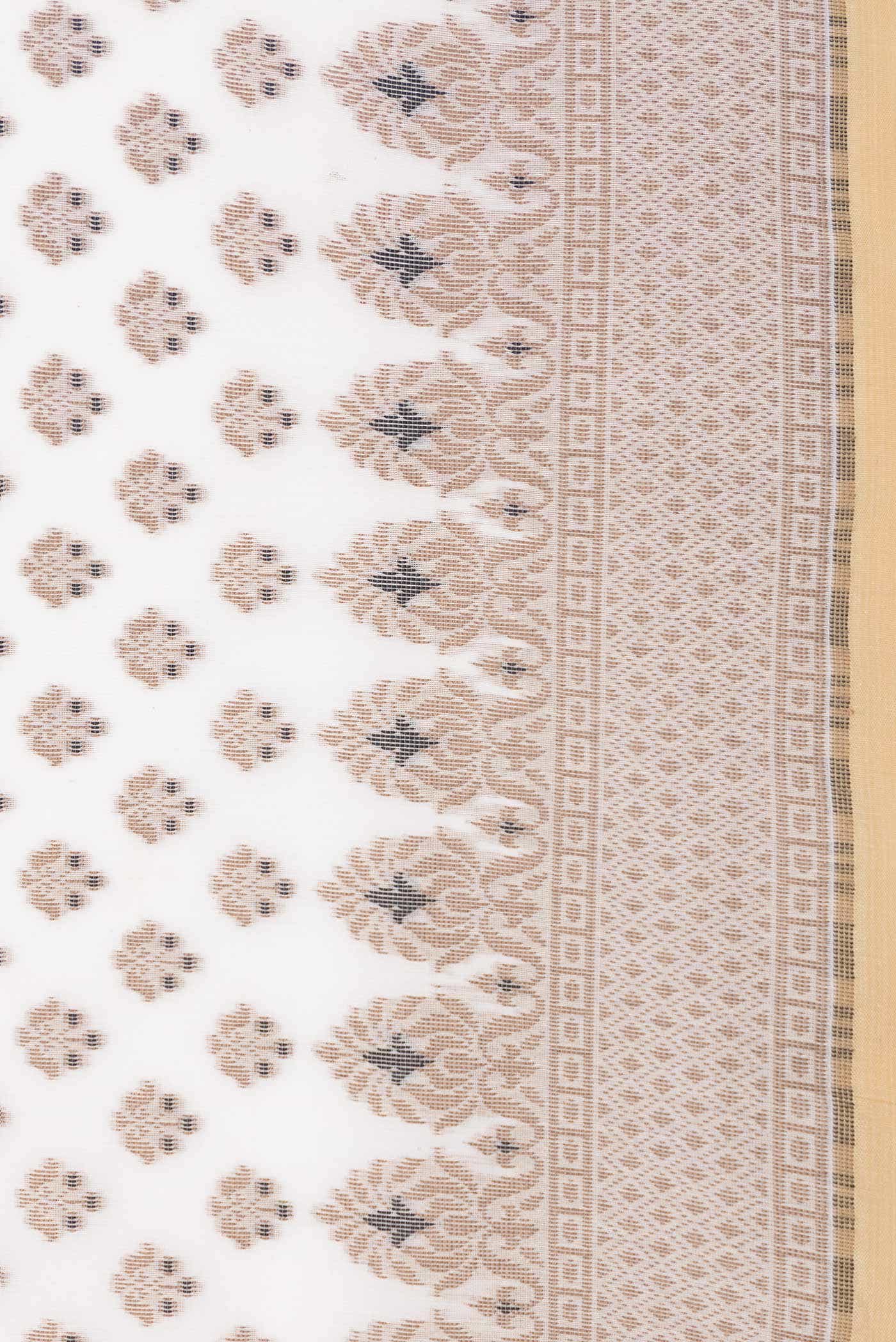 Sandal Dual Tone Chanderi Silk Saree
