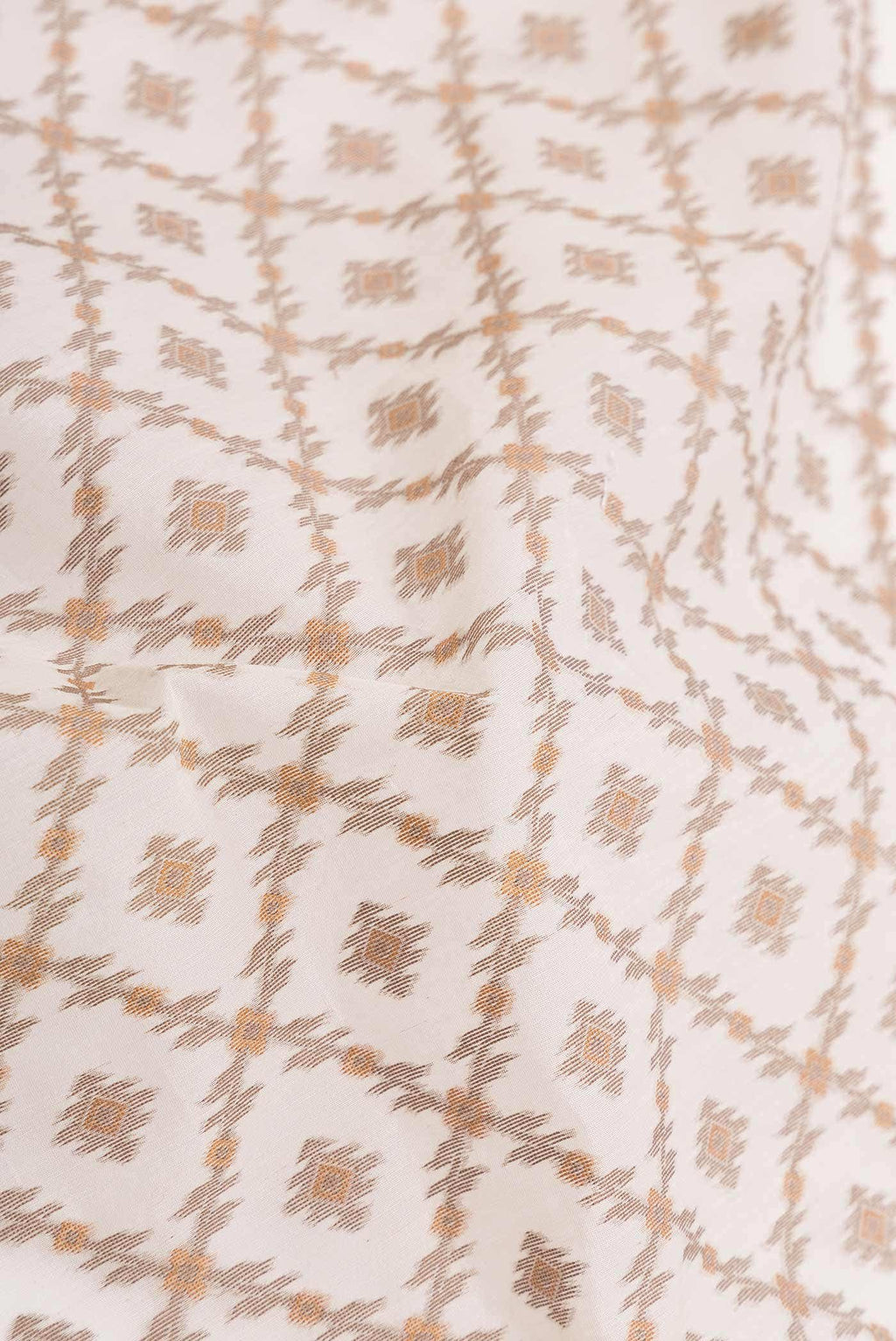 Sandal Dual Tone Chanderi Silk Saree
