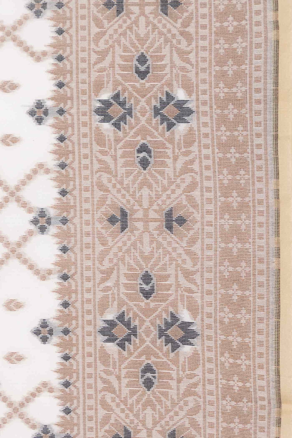 Sandal Dual Tone Chanderi Silk Saree