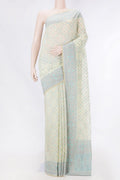 Sandal Dual Tone Chanderi Silk Saree