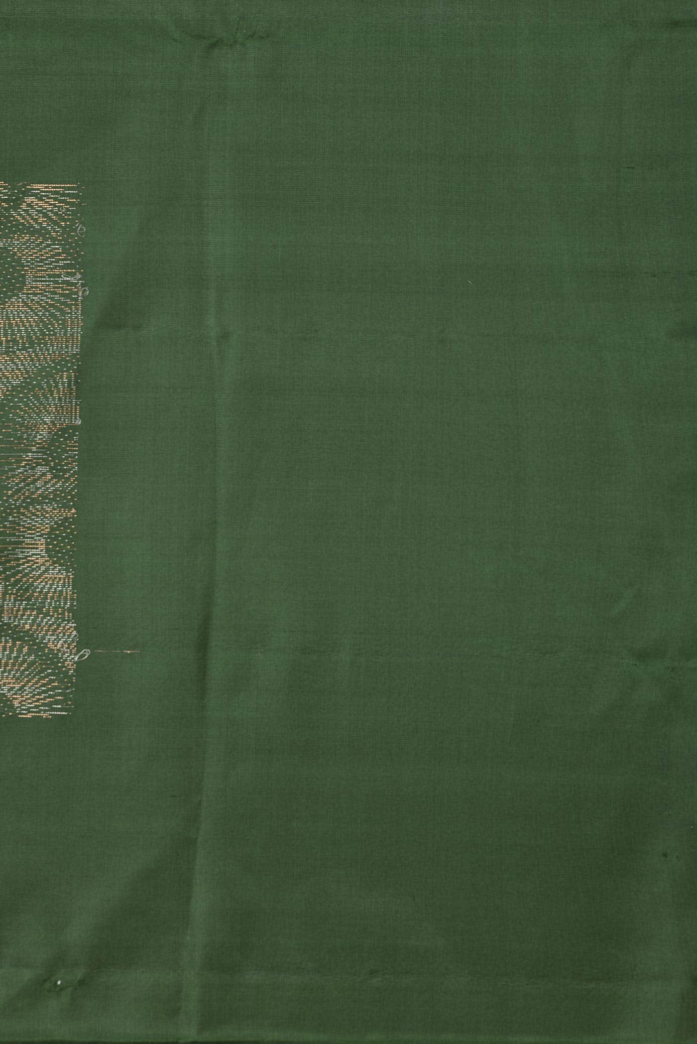 Green Dual Tone Soft Silk Saree