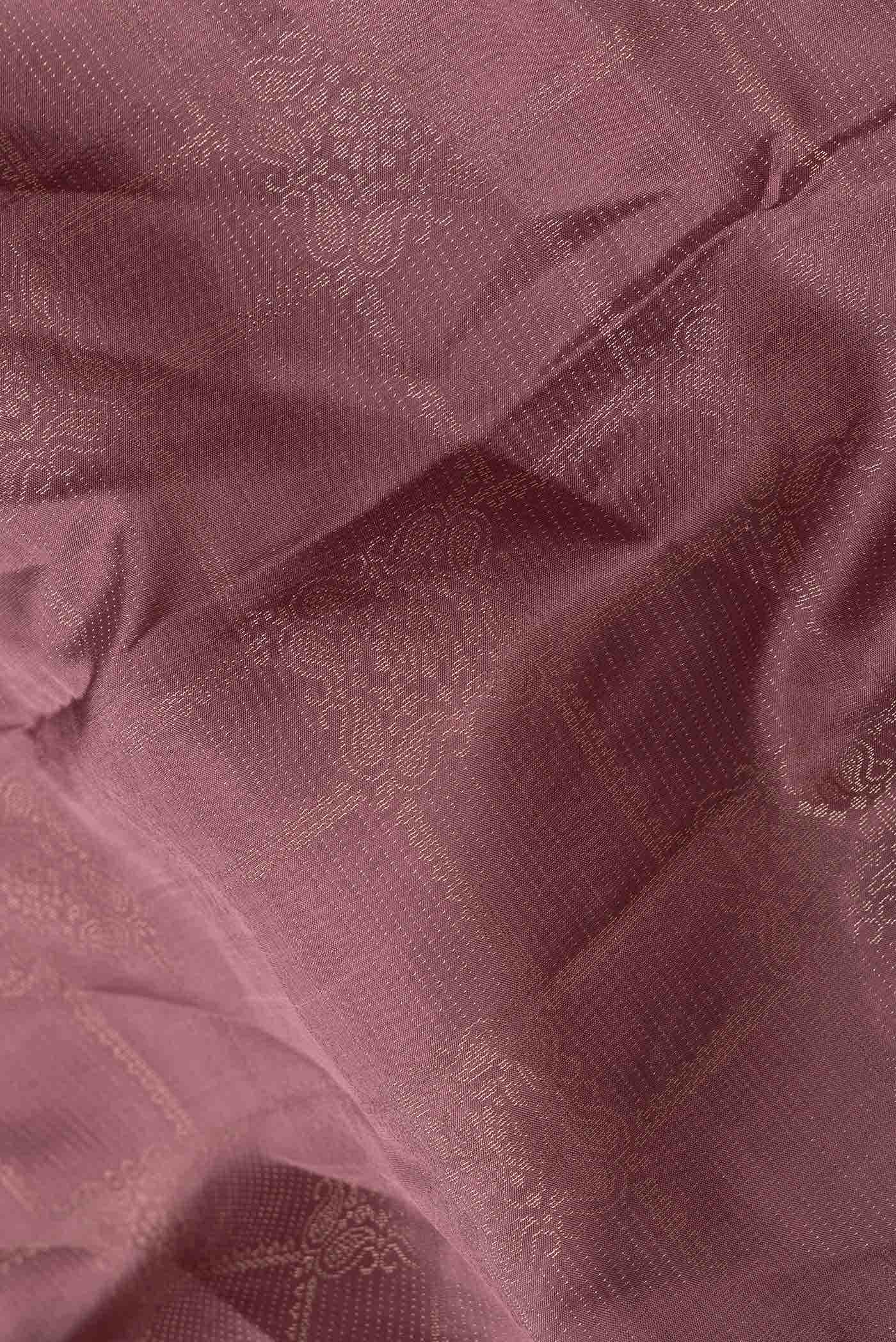 Brown Dual Tone Soft Silk Saree