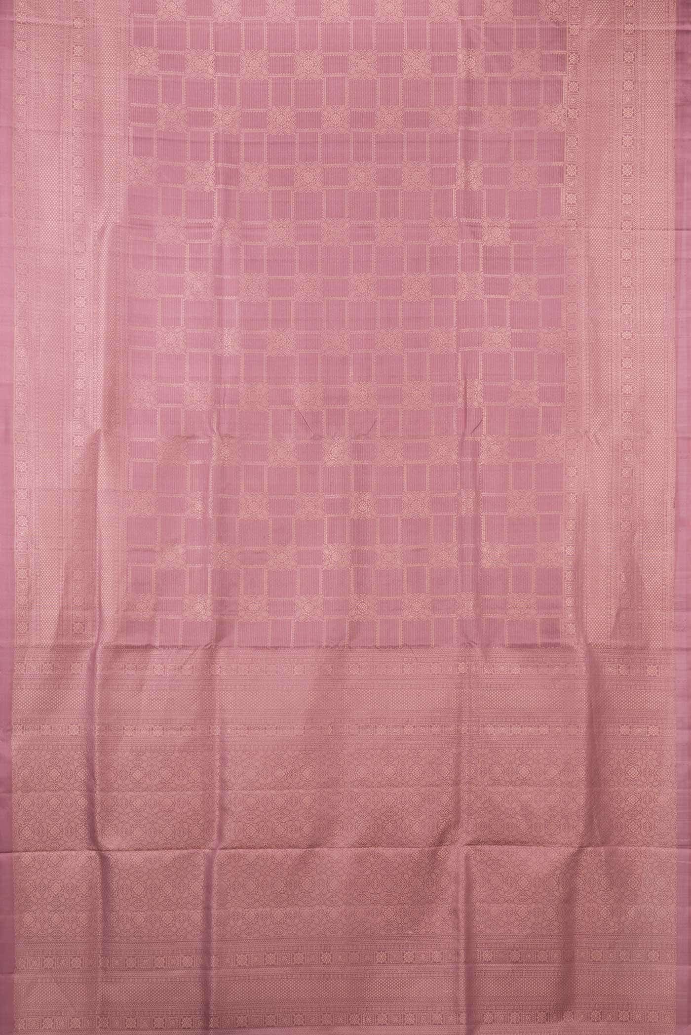 Brown Dual Tone Soft Silk Saree