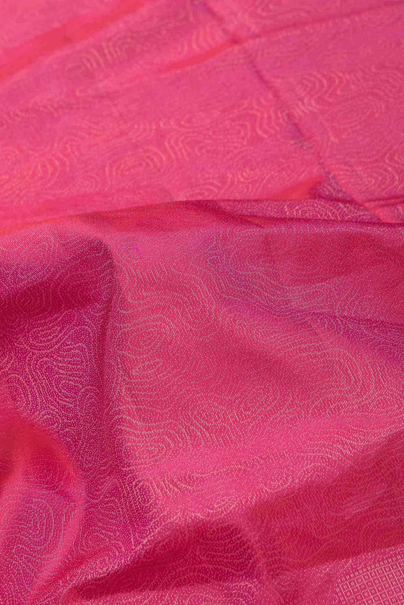 Pink Dual Tone Soft Silk Saree