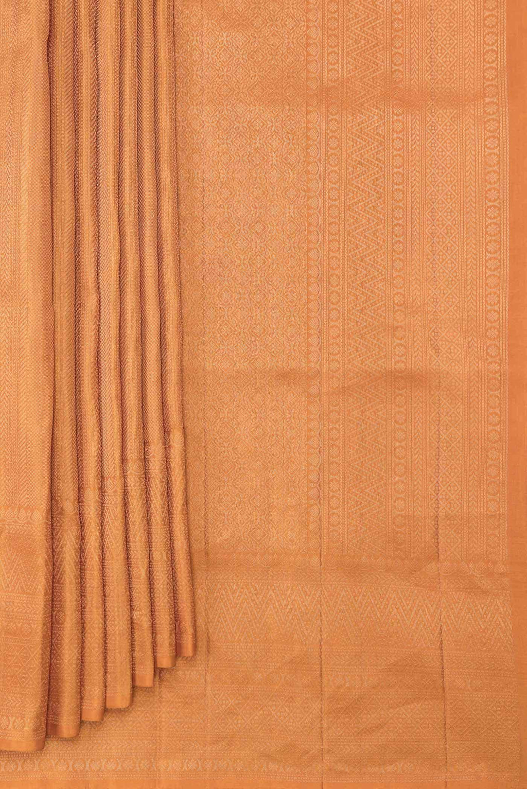 Mustard Dual Tone Soft Silk Saree
