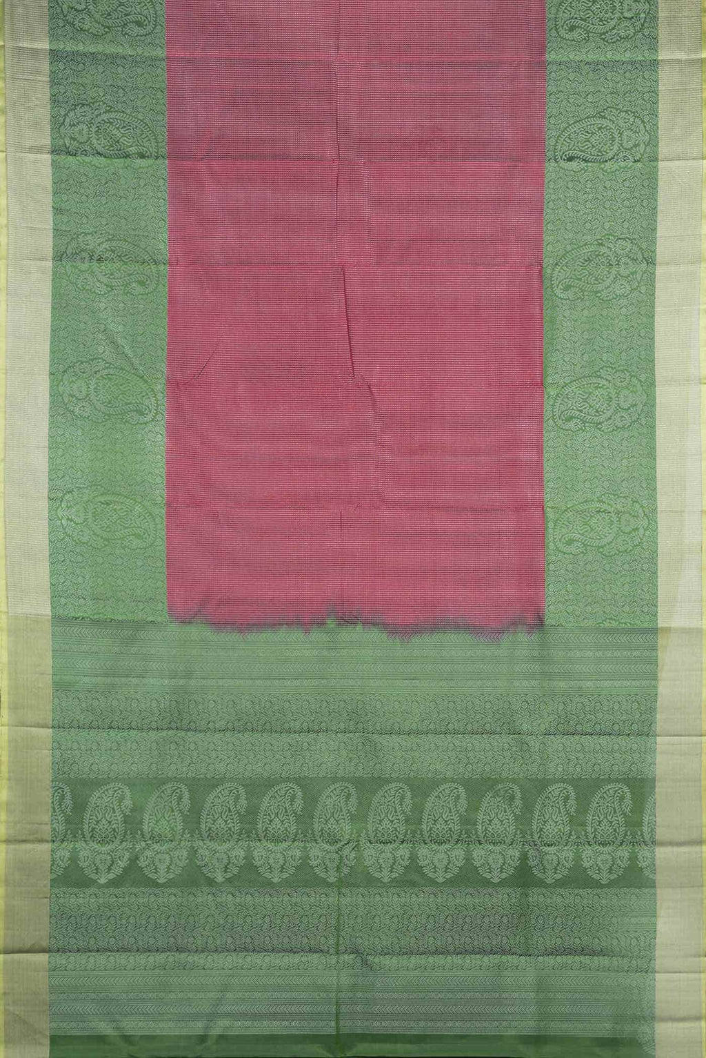 Maroon Dual Tone Kanchipuram Silk Saree