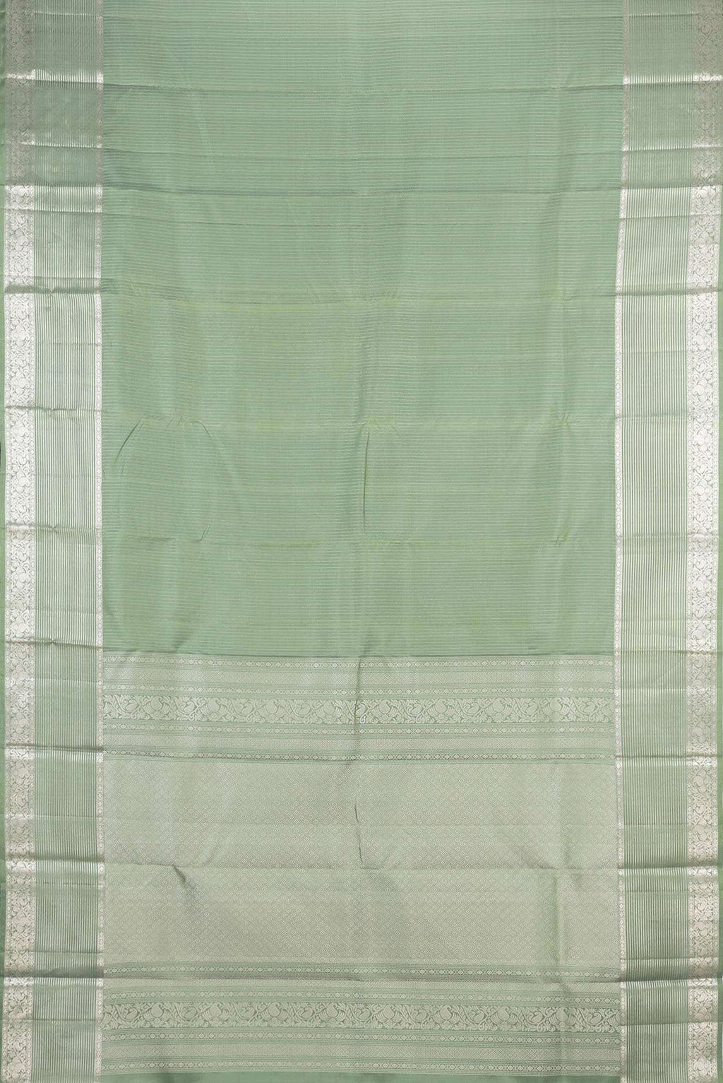 Green Dual Tone Kanchipuram Silk Saree
