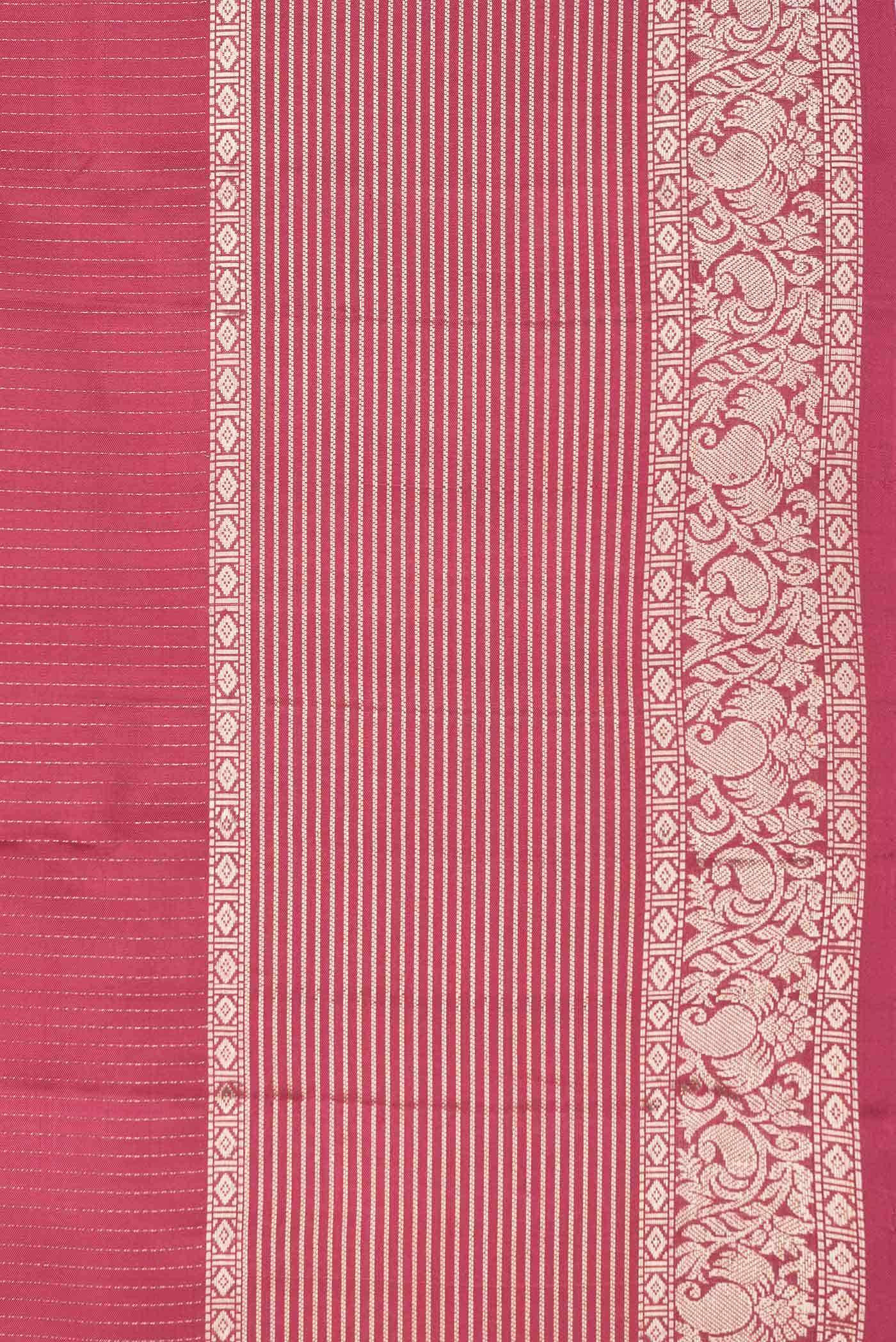 Rani Pink Dual Tone Kanchipuram Silk Saree