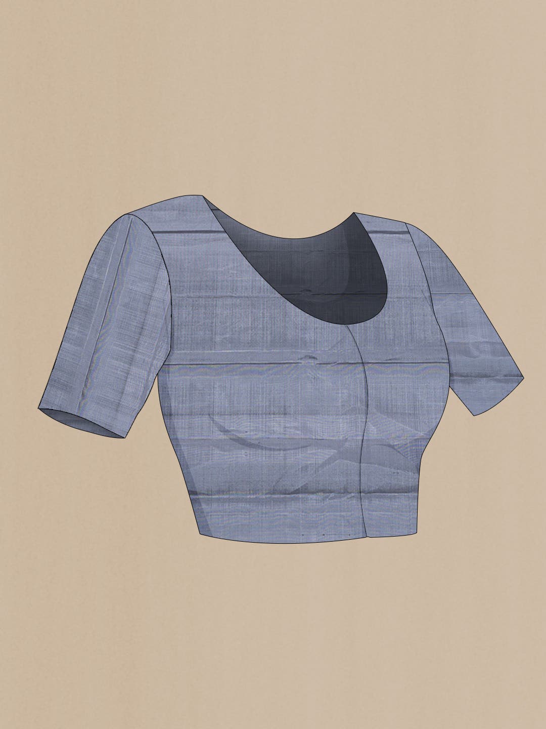 Burgundy Dual Tone Kanchipuram Silk Saree