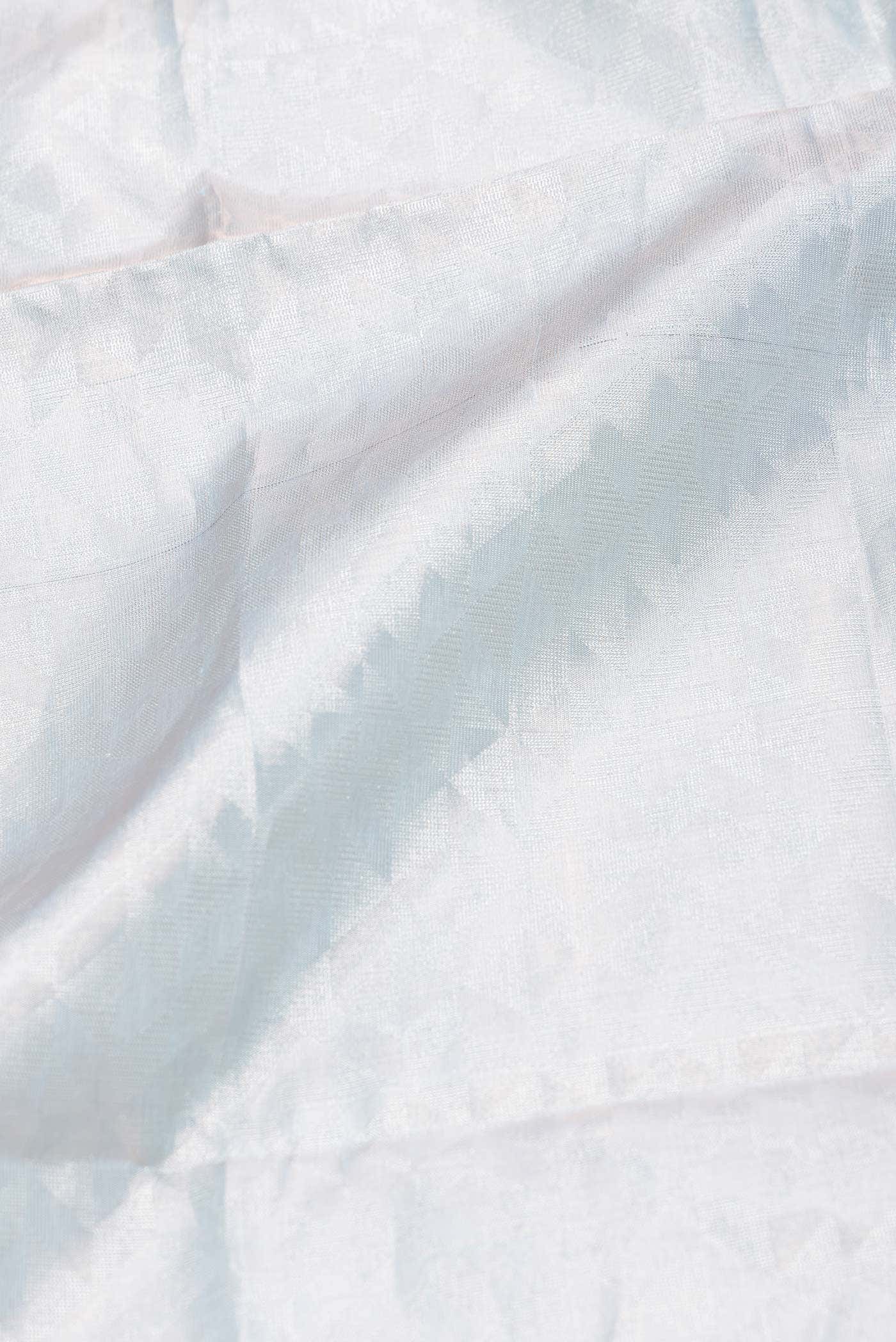 Light Blue Dual Tone Soft Silk Saree