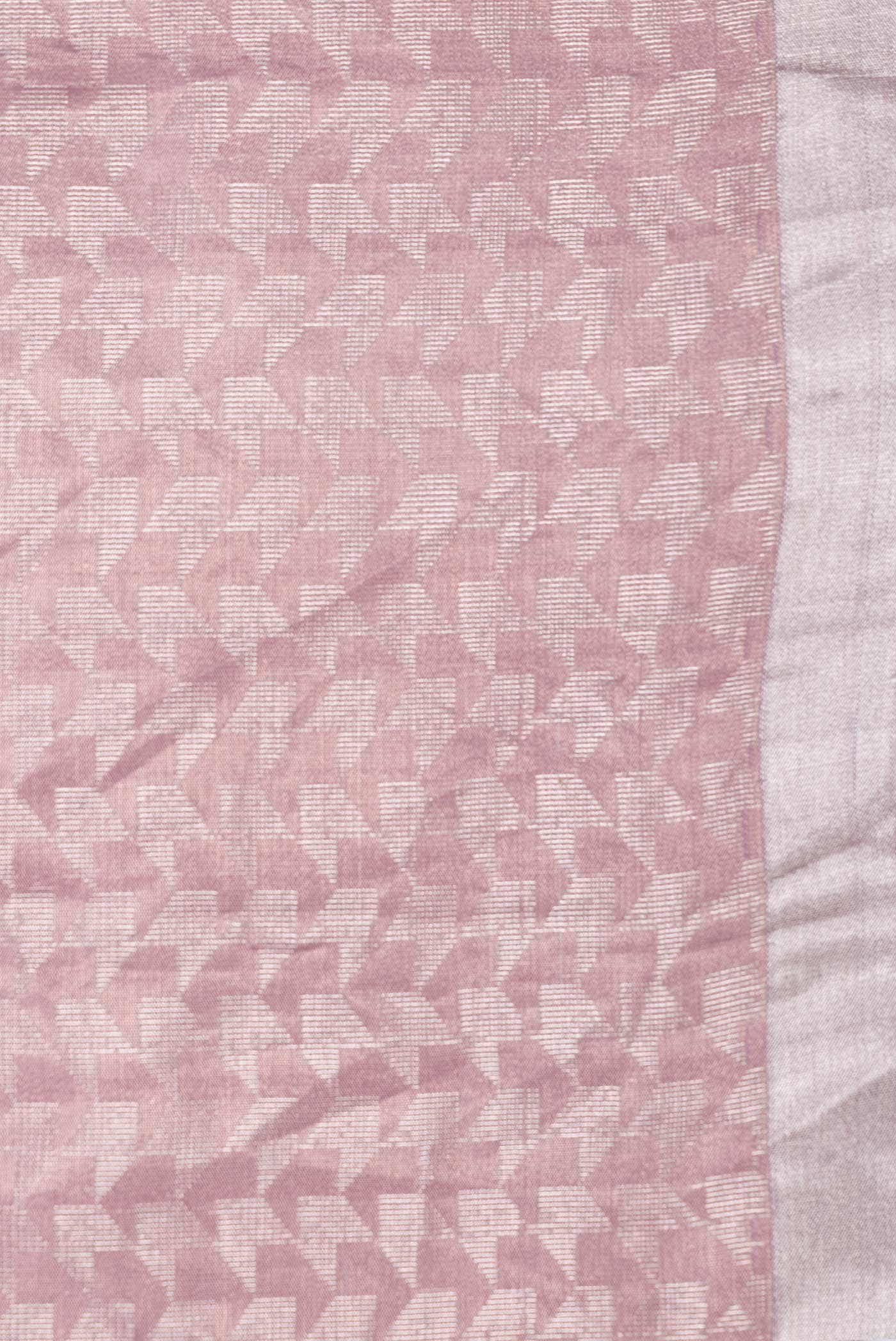 Pink Dual Tone Soft Silk Saree