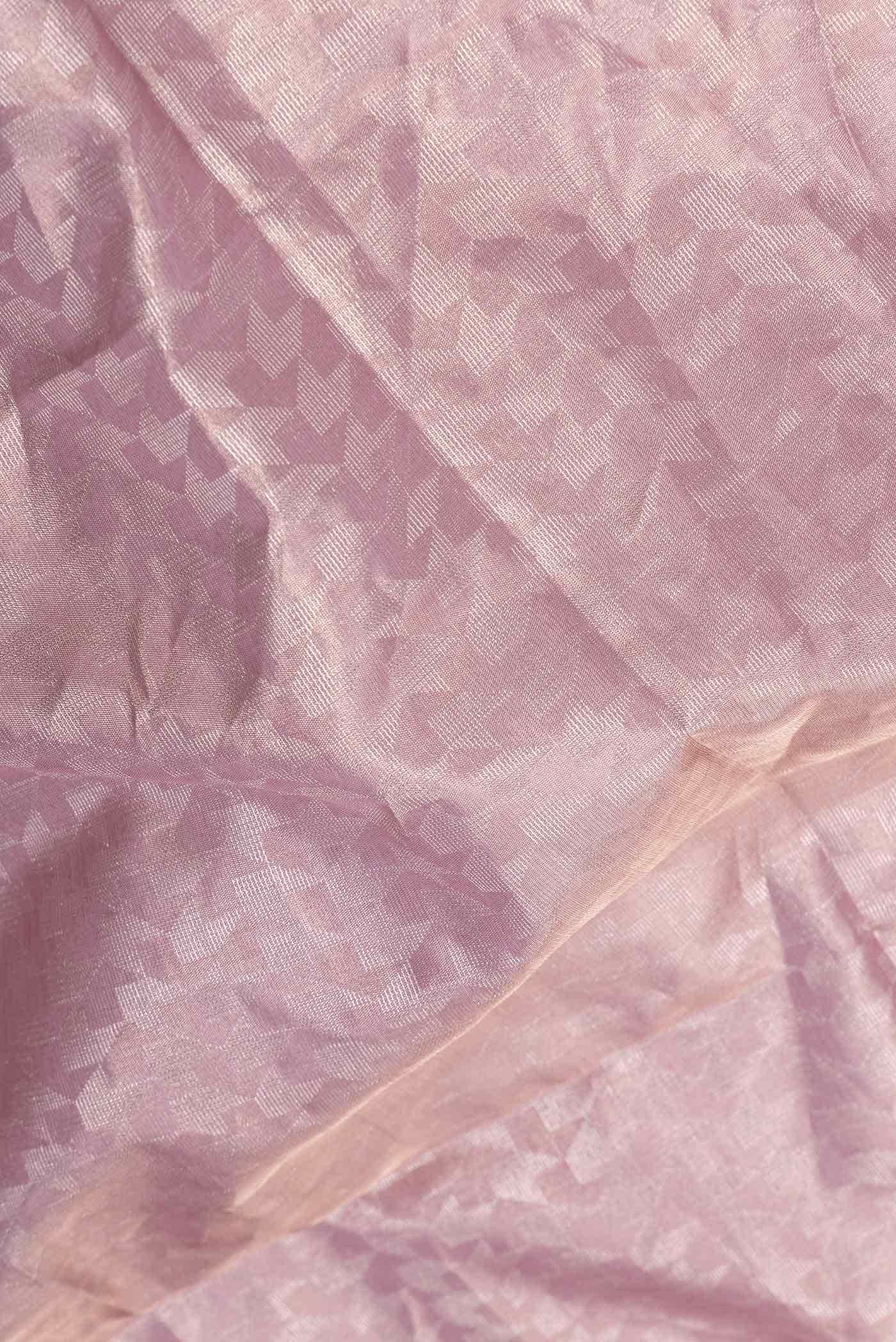 Pink Dual Tone Soft Silk Saree