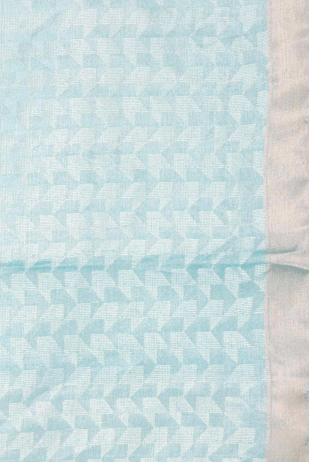 Light Blue Dual Tone Soft Silk Saree