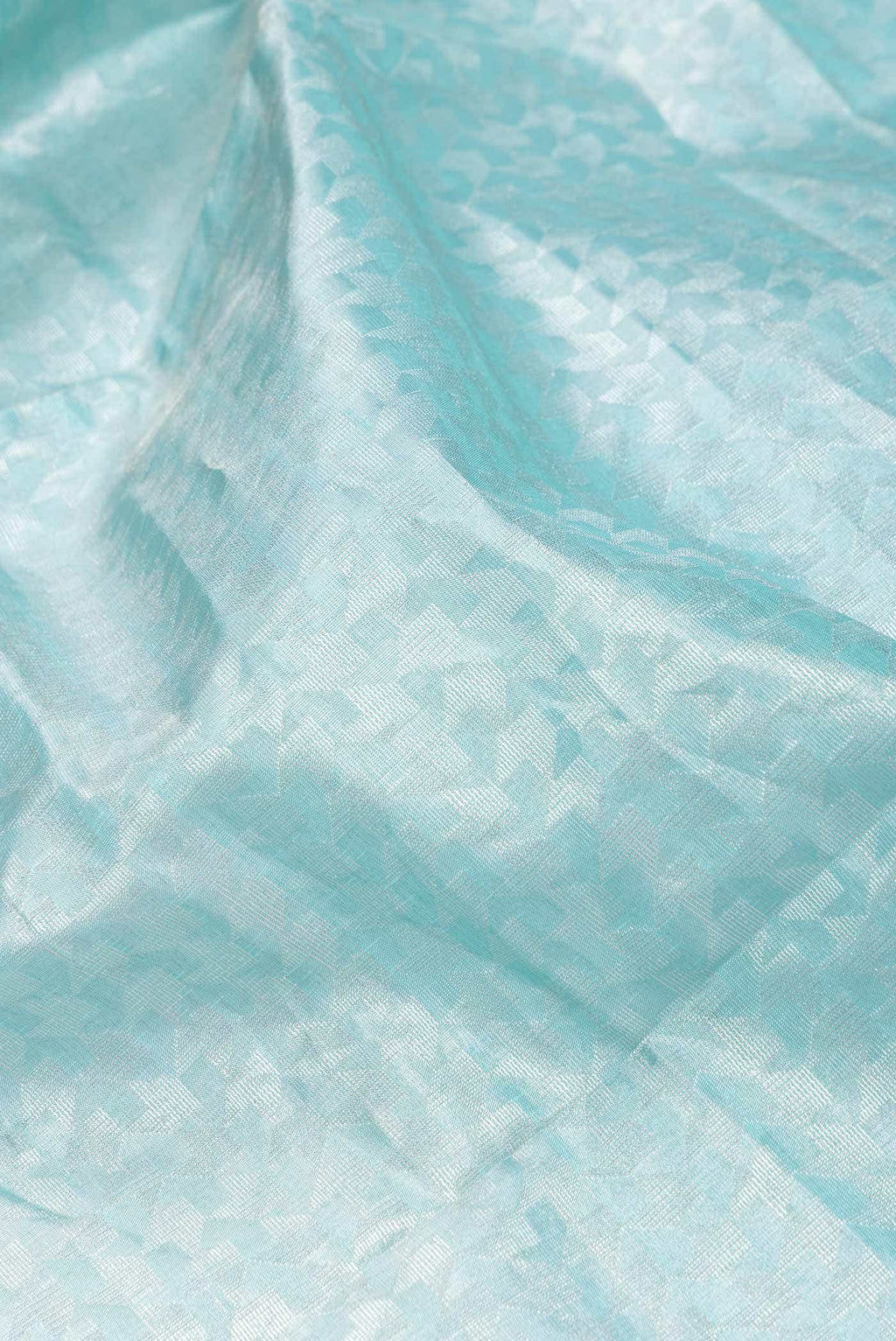 Light Blue Dual Tone Soft Silk Saree
