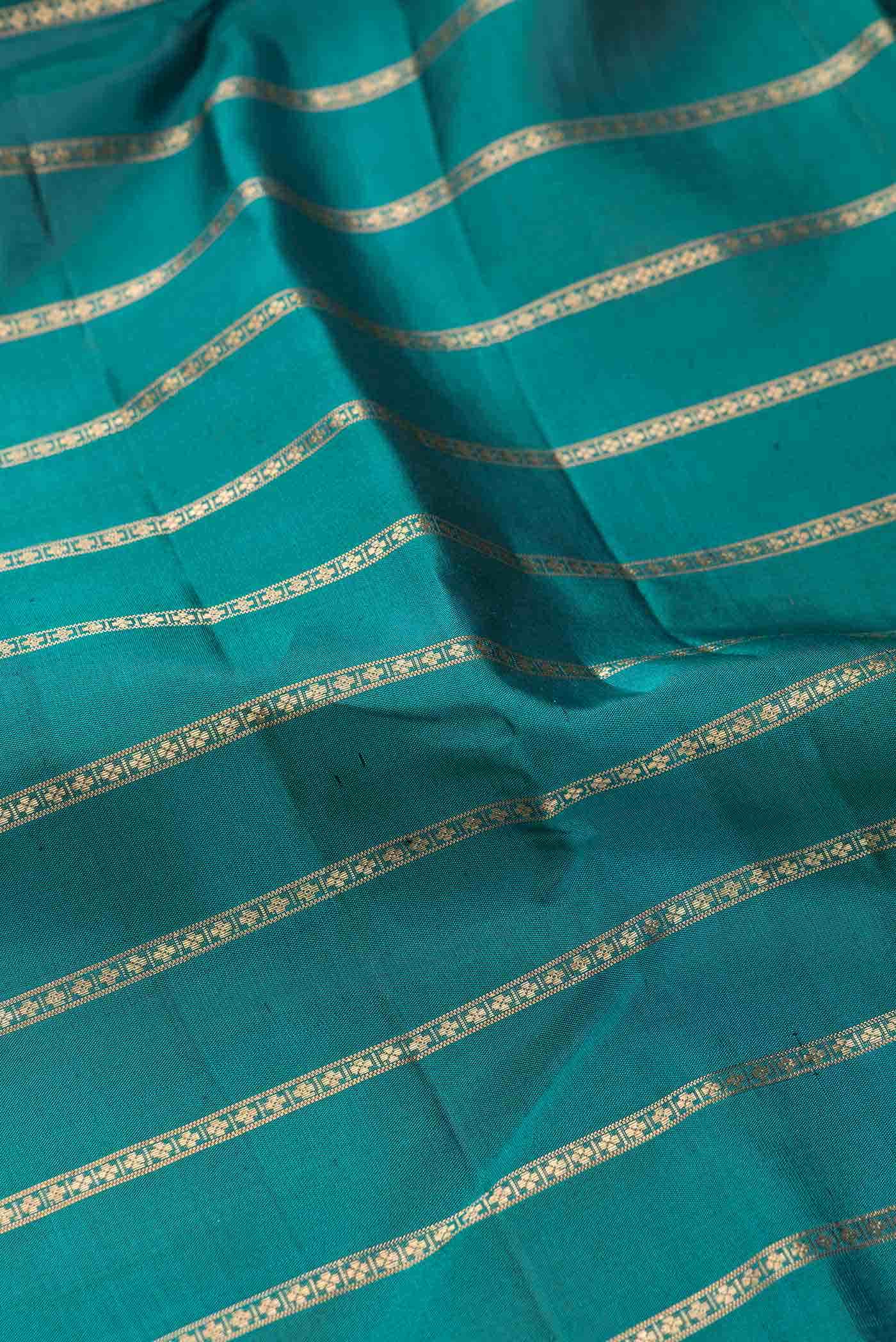 Green Dual Tone Kanchipuram Silk Saree