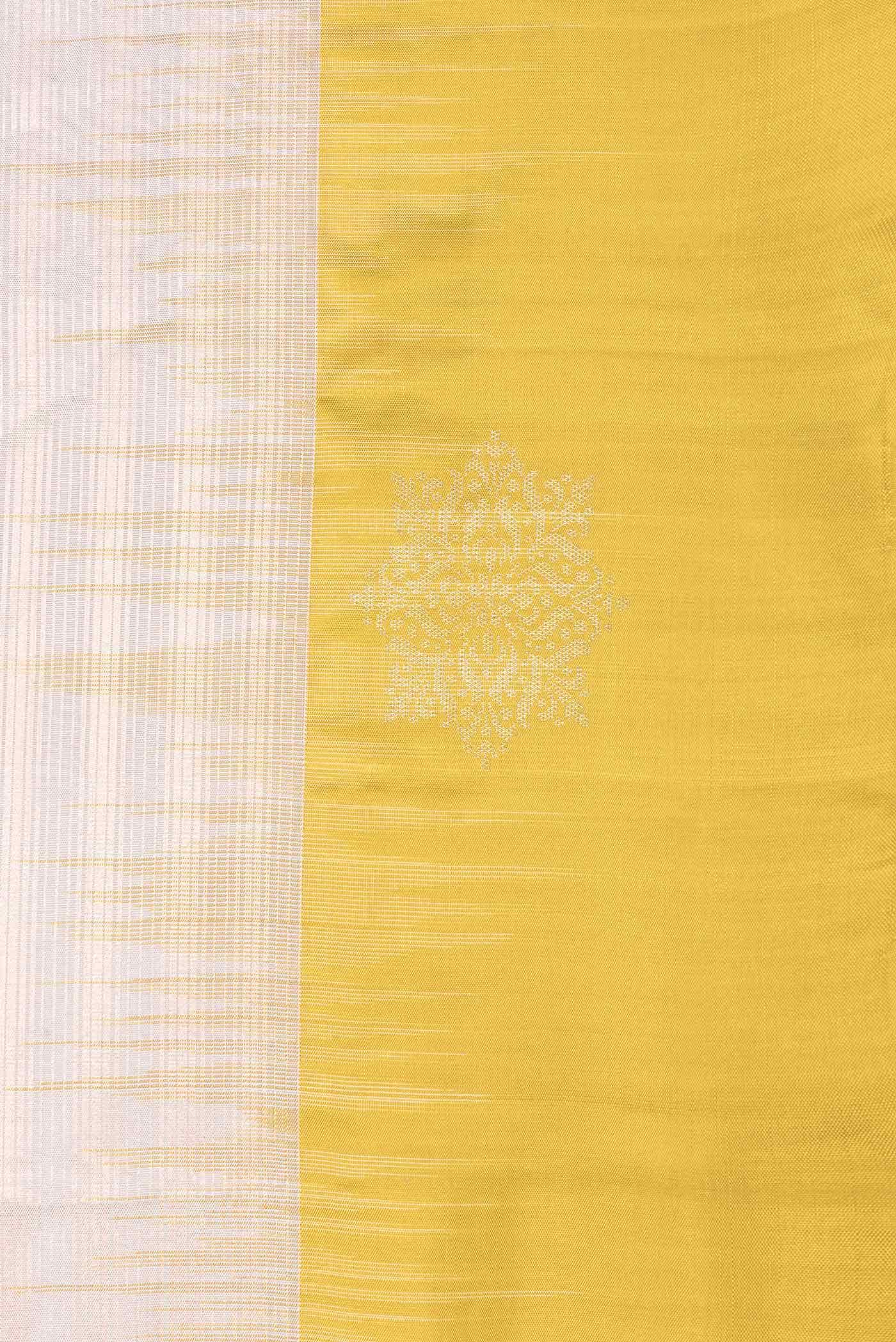 Grey Dual Tone Soft Silk Saree