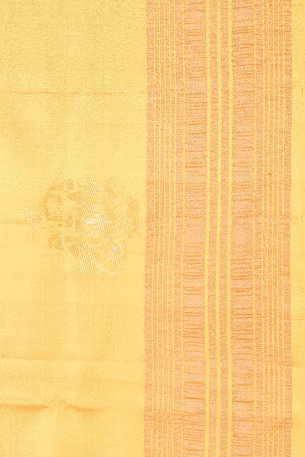 Yellow Dual Tone Soft Silk Saree