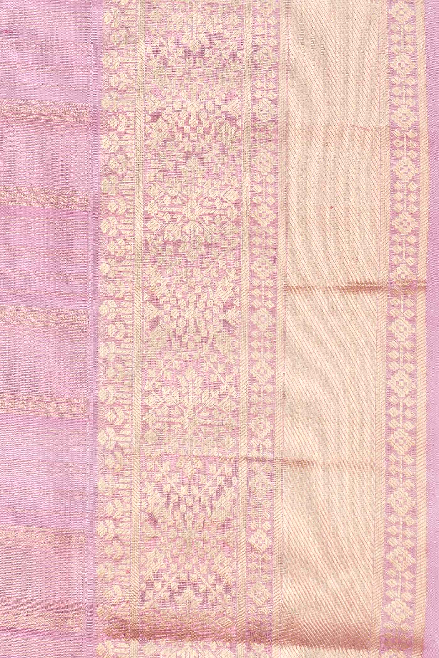 Pink Dual Tone Soft Silk Saree