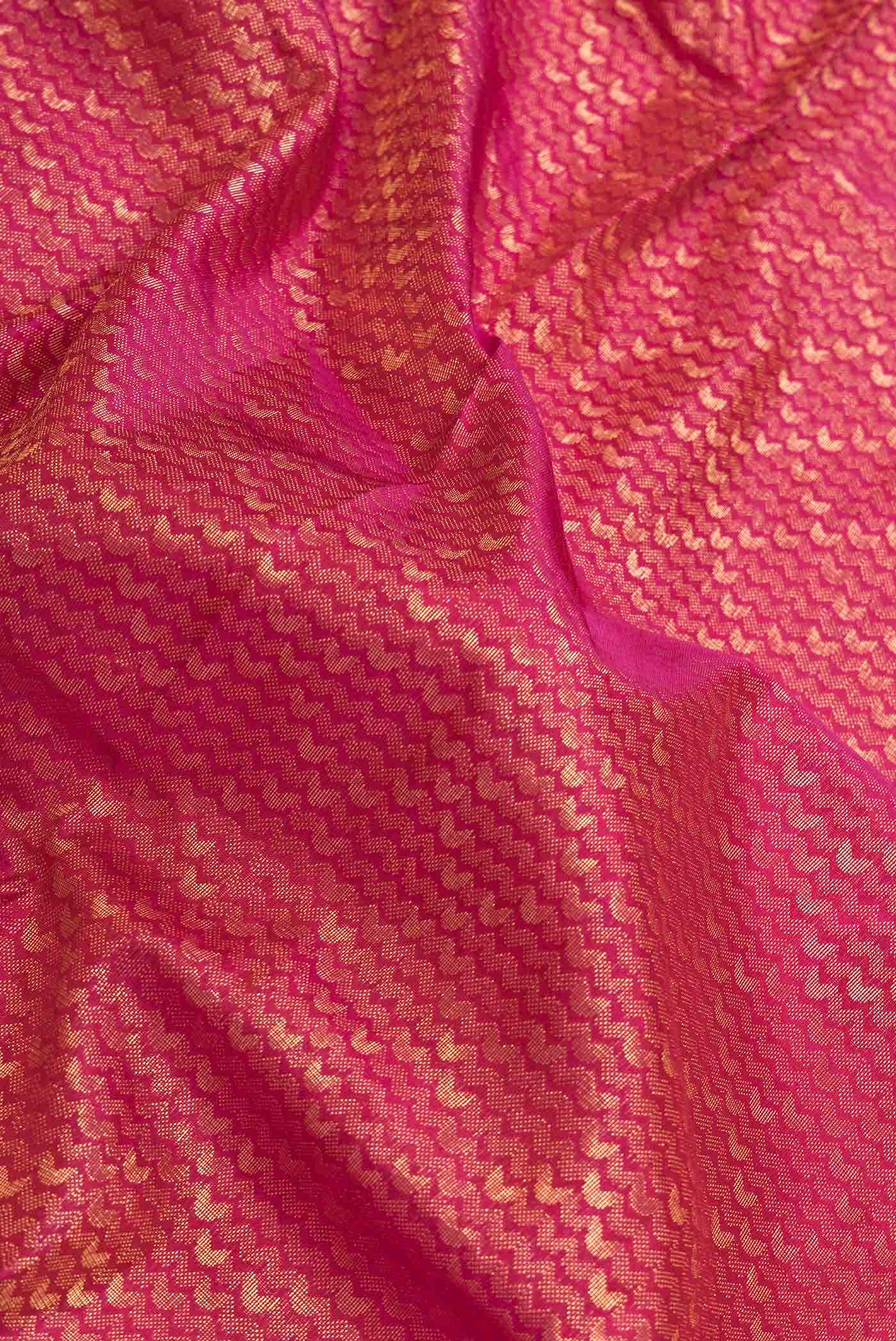 Pink Dual Tone Soft Silk Saree