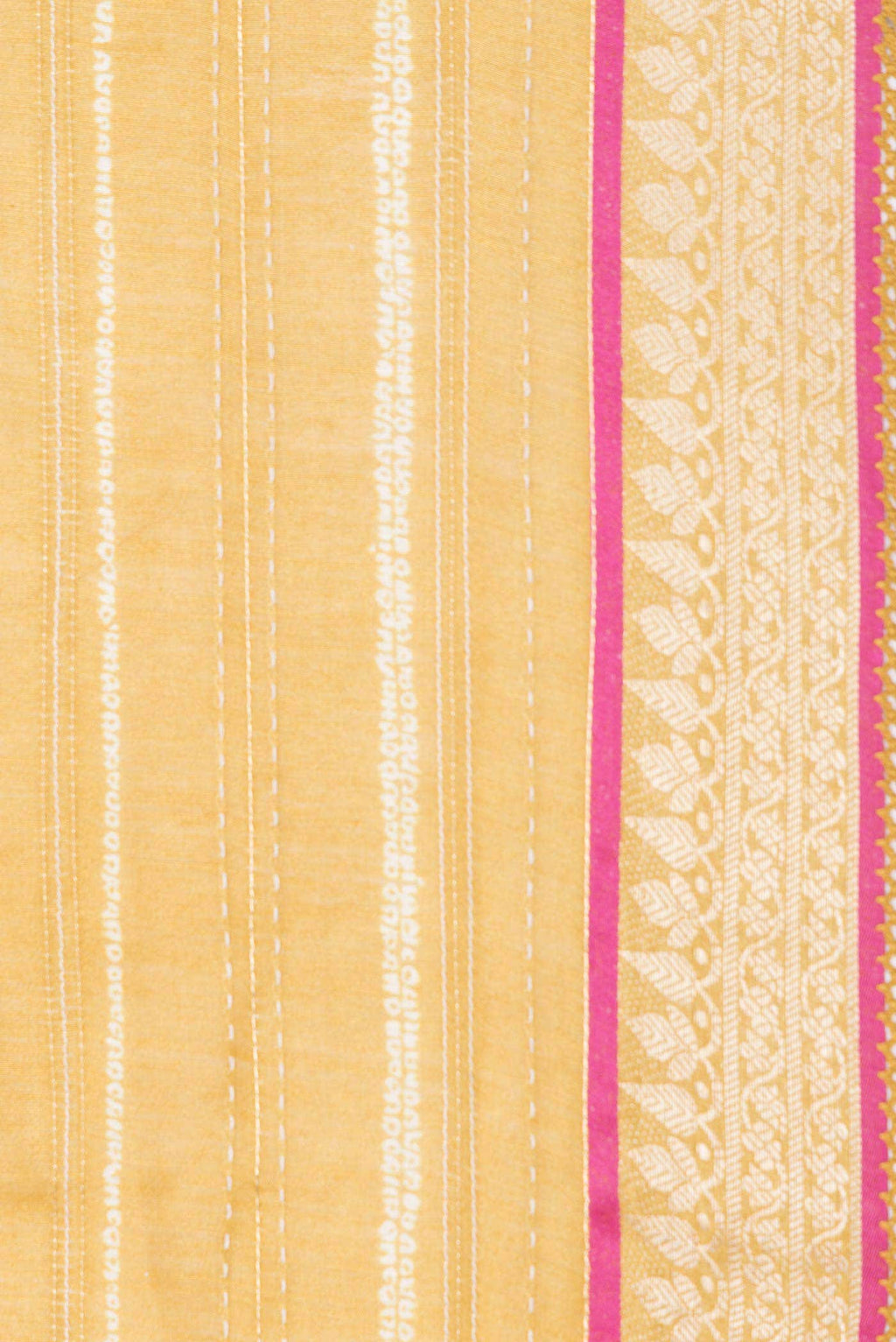 Mustard Dual Tone Tussar Silk Saree