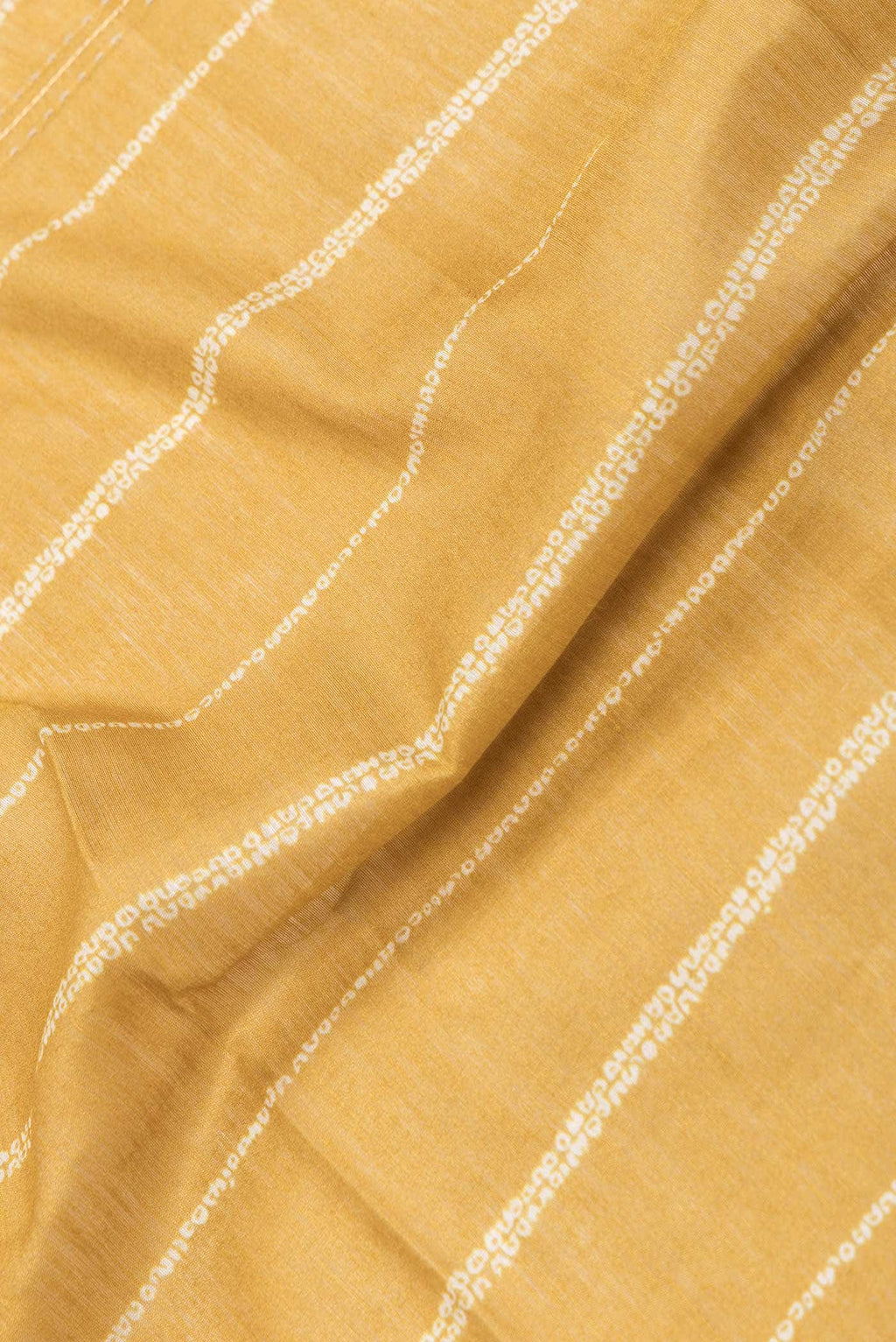 Mustard Dual Tone Tussar Silk Saree