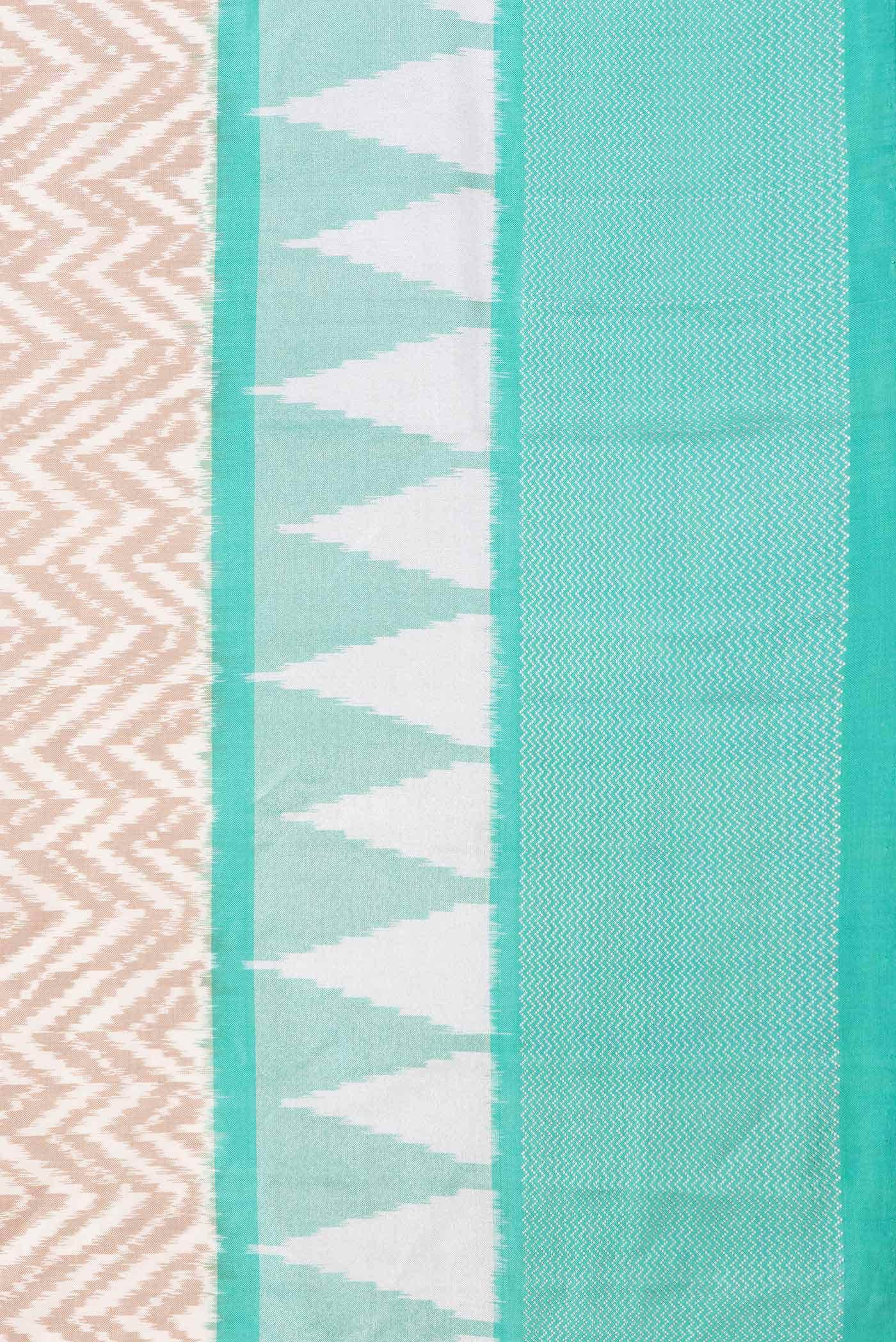 Sandal Dual Tone Double Ikat Saree