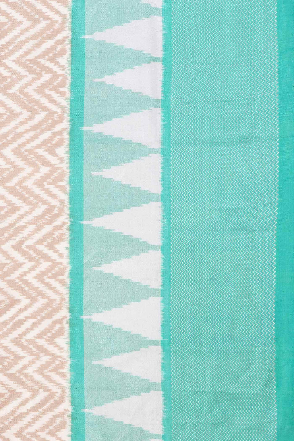 Sandal Dual Tone Double Ikat Saree