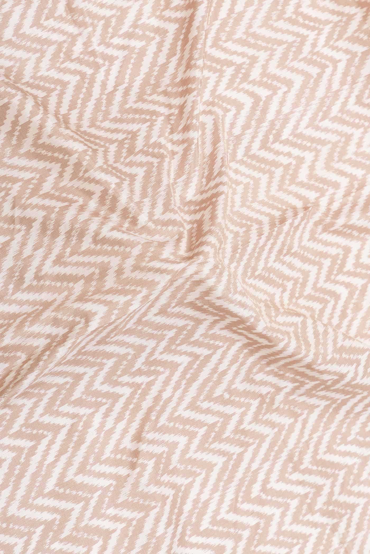 Sandal Dual Tone Double Ikat Saree