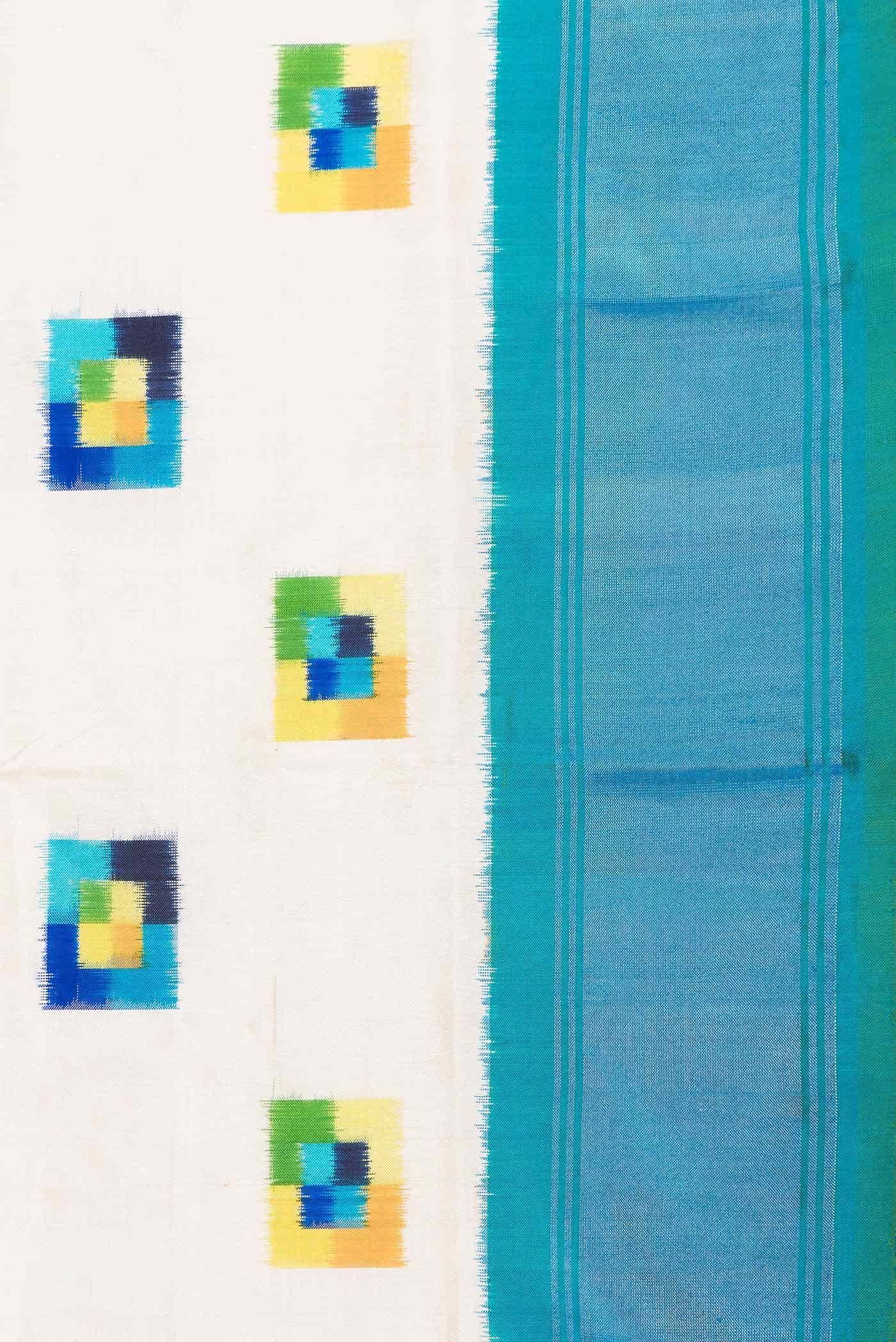 Sandal Dual Tone Double Ikat Saree