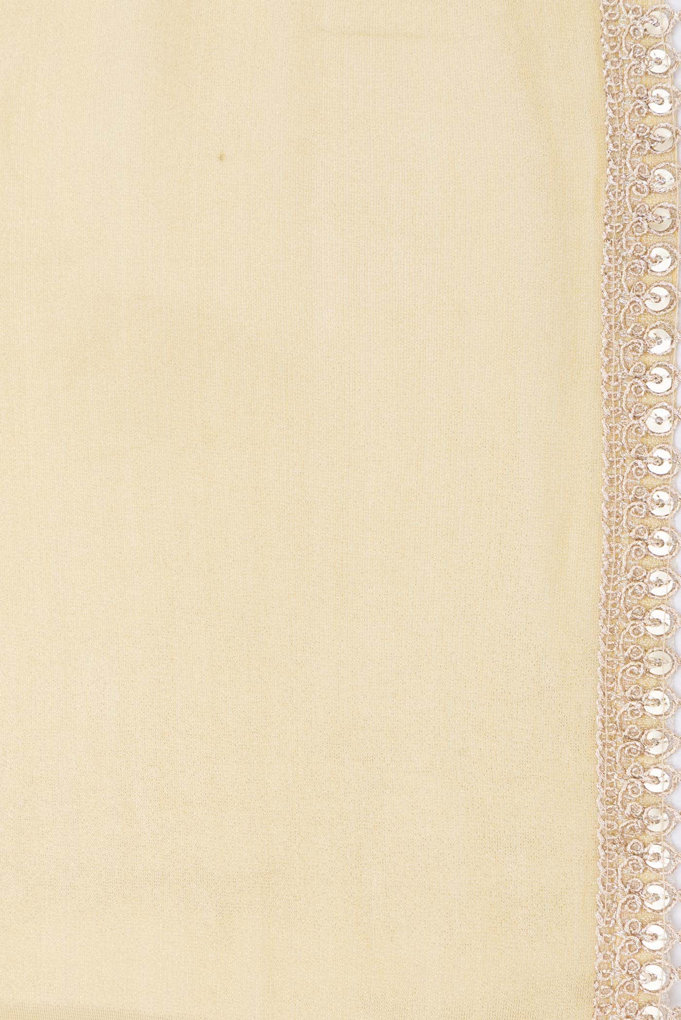 Gold Dual Tone Organza Silk Saree