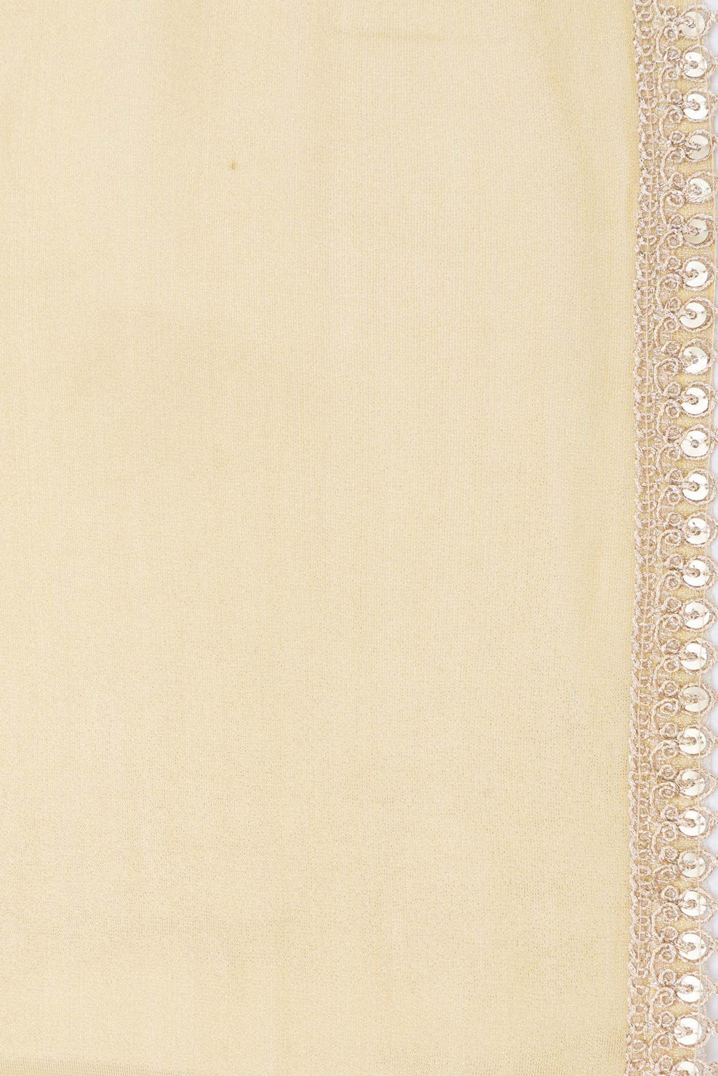 Gold Dual Tone Organza Silk Saree
