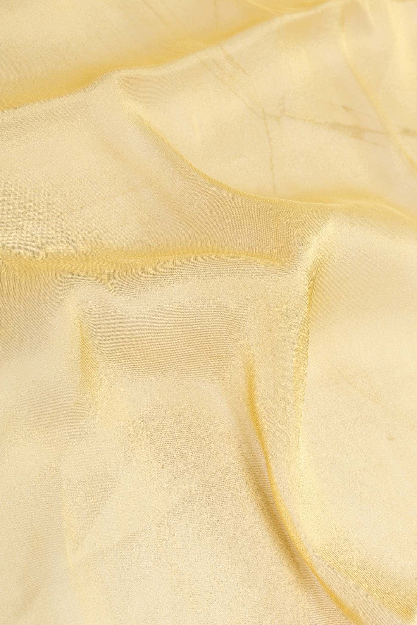 Gold Dual Tone Organza Silk Saree