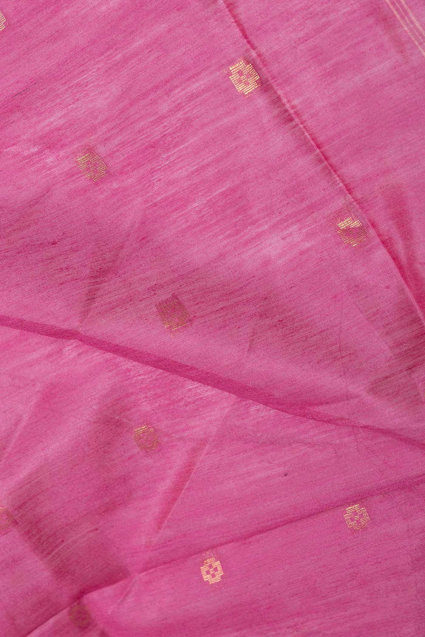 Rani Pink Dual Tone Tussar Silk Saree