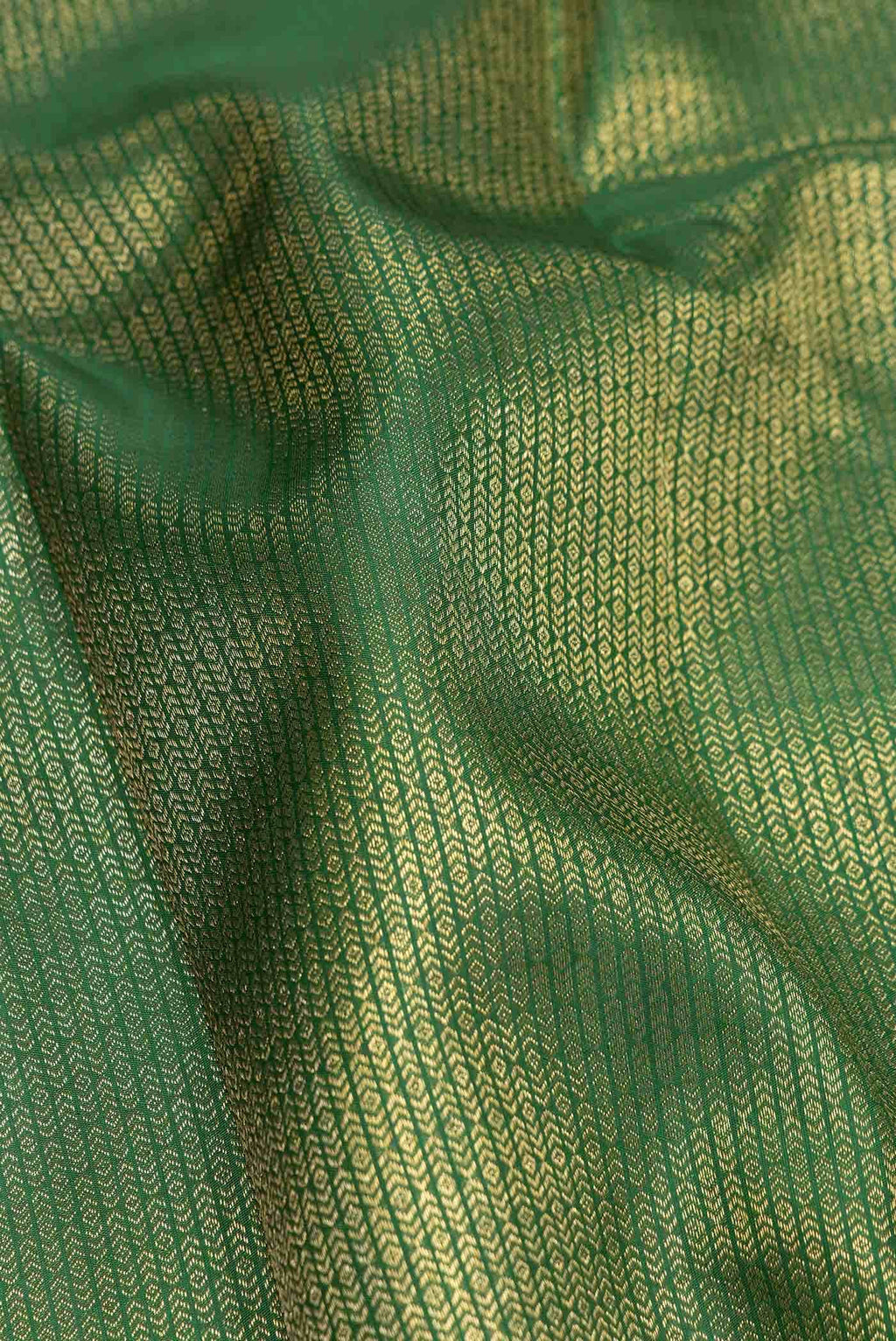 Green Dual Tone Kanchipuram Silk Saree