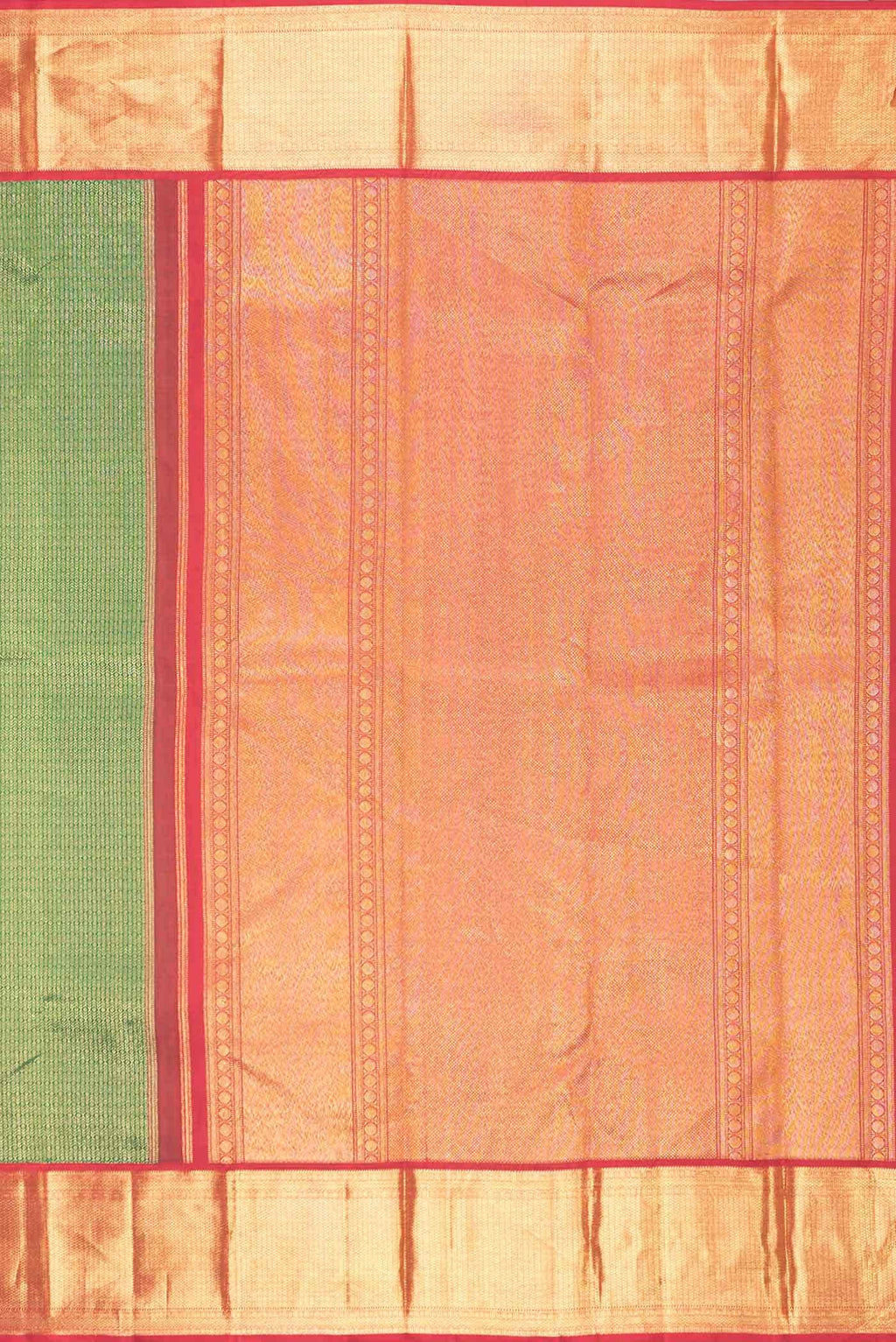Green Dual Tone Kanchipuram Silk Saree