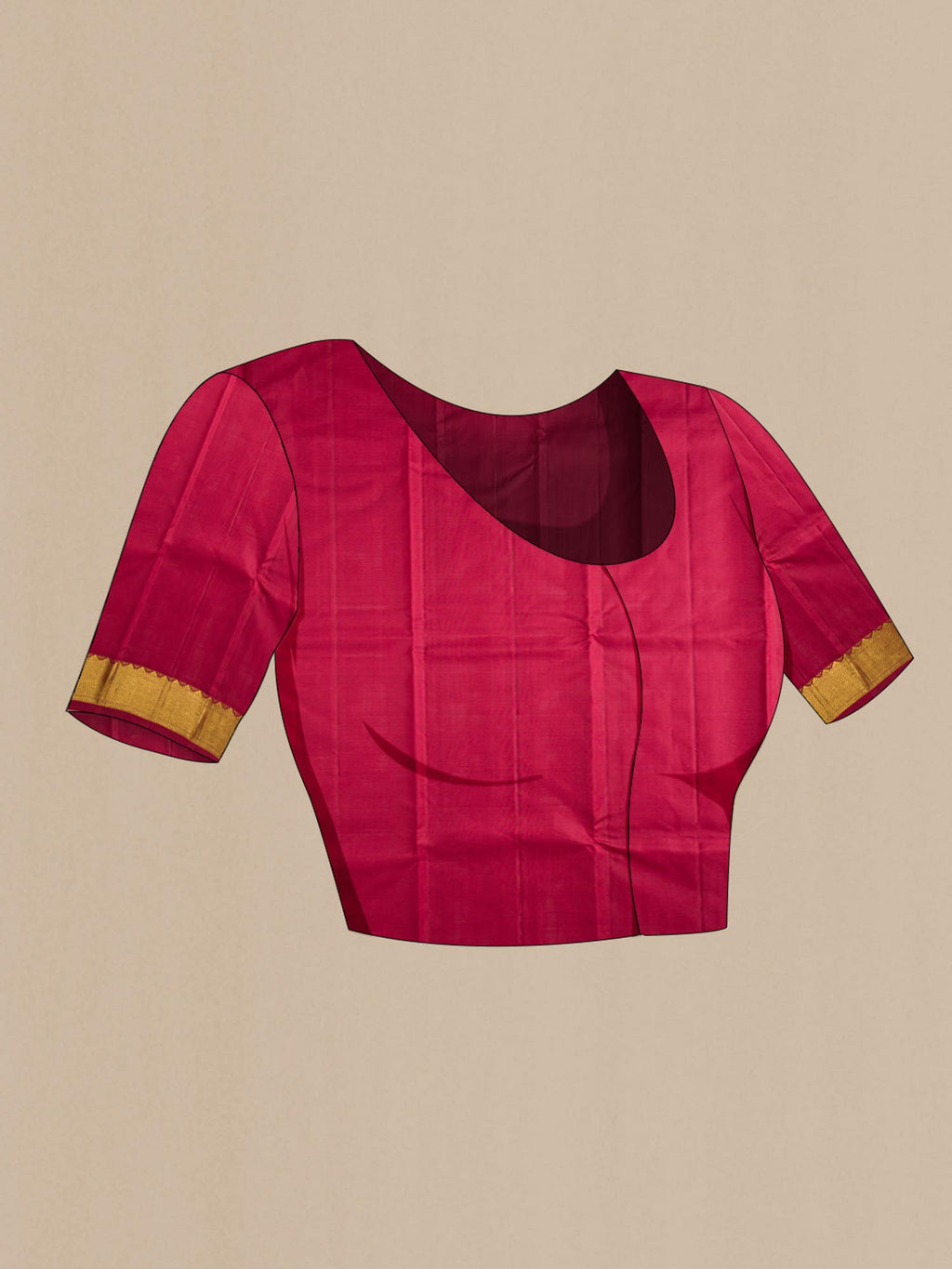 Orange Kanchipuram Silk Saree