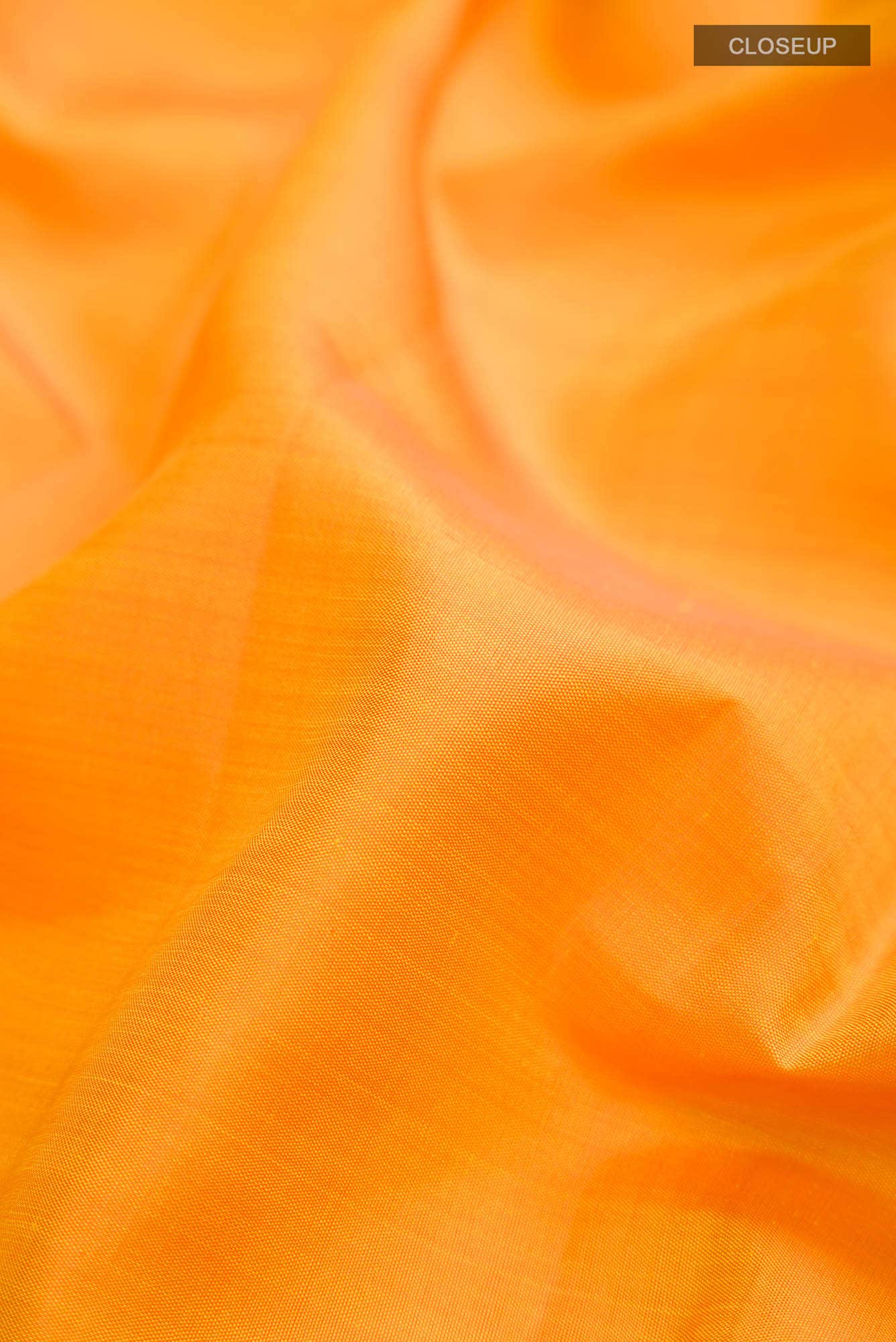 Orange Kanchipuram Silk Saree