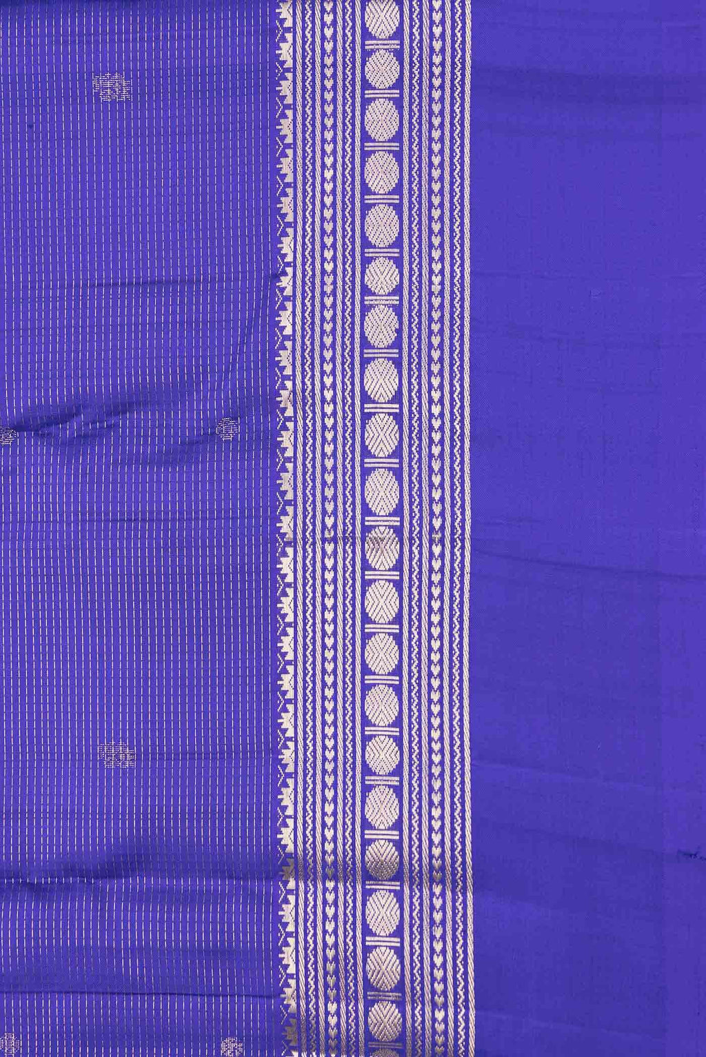 Royal Blue Dual Tone Soft Silk Saree