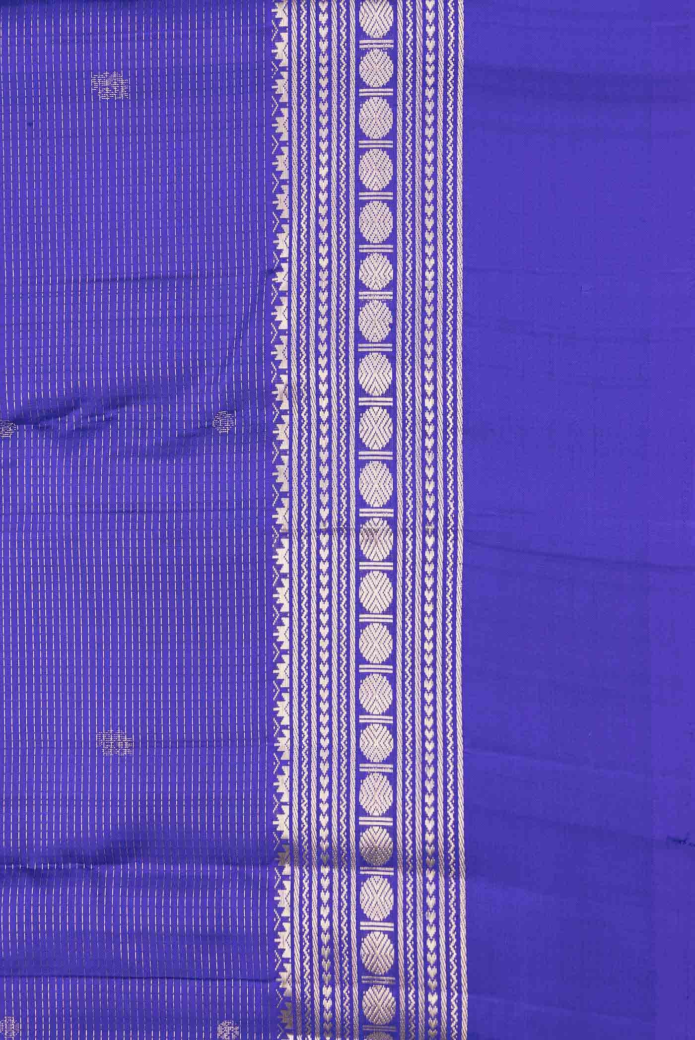 Royal Blue Dual Tone Soft Silk Saree